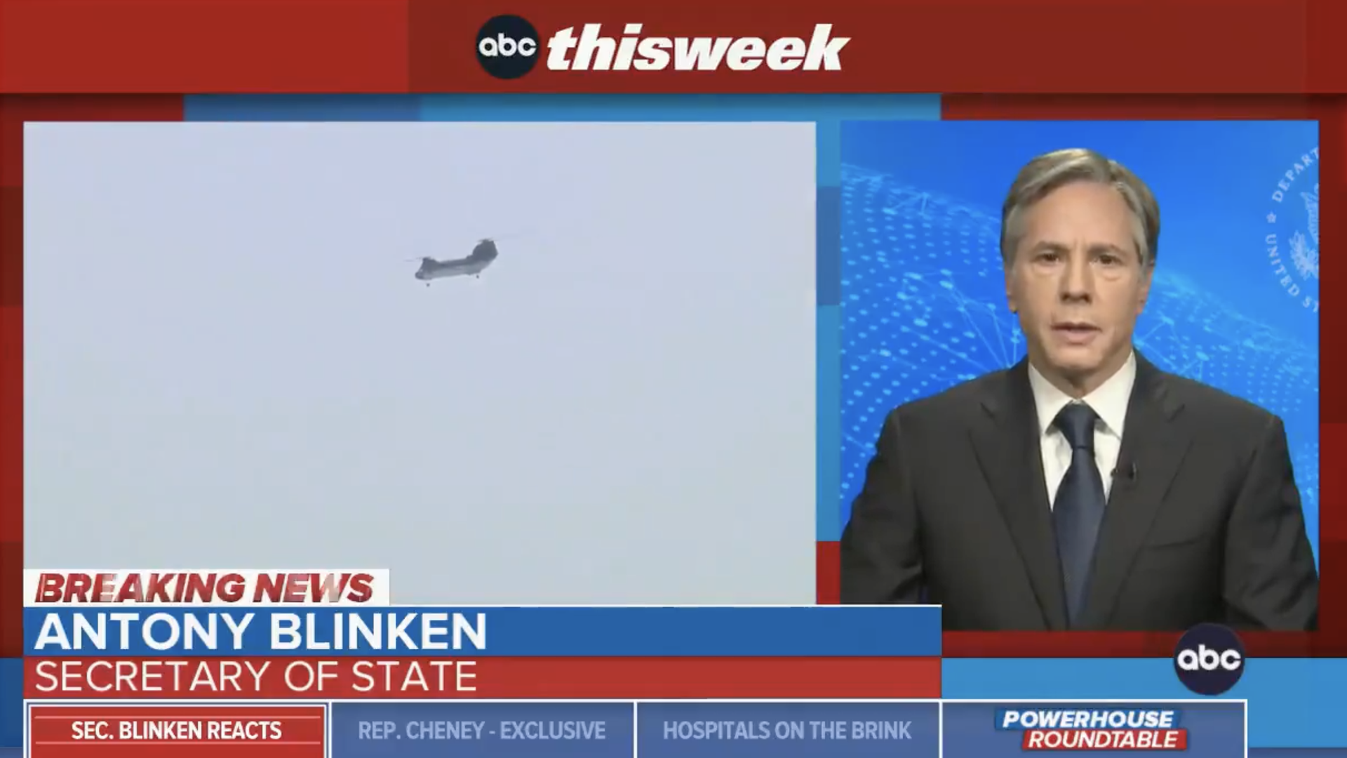 Secretary of State Blinken on "This Week"