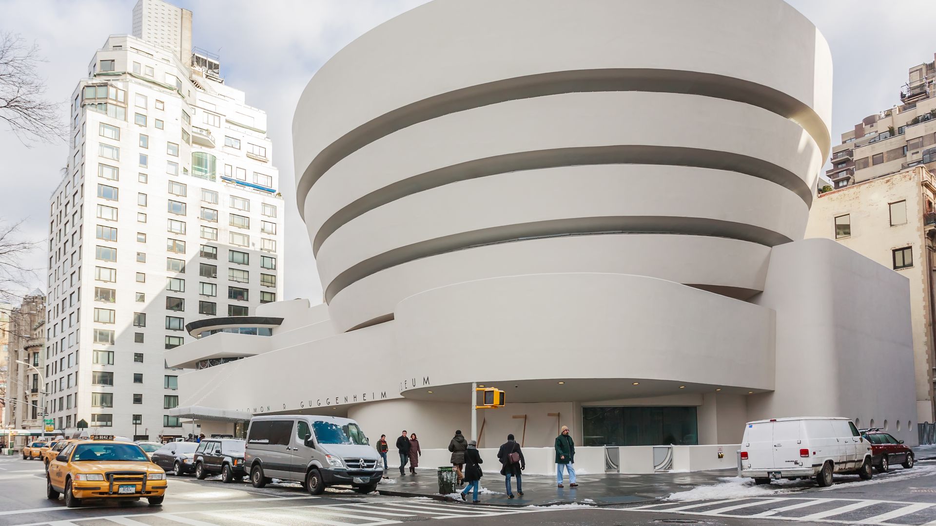 The Solomon R. Guggenheim Museum of modern and contemporary art in New York 