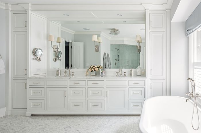 Hillside house master bath