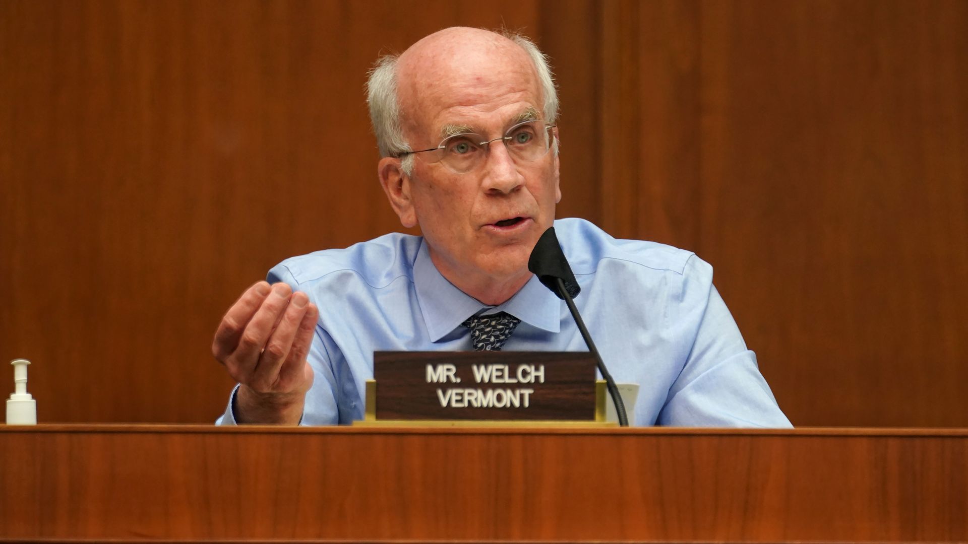 Rep. Peter Welch (D-Vt.) speaking during a hearing in May 2020. 