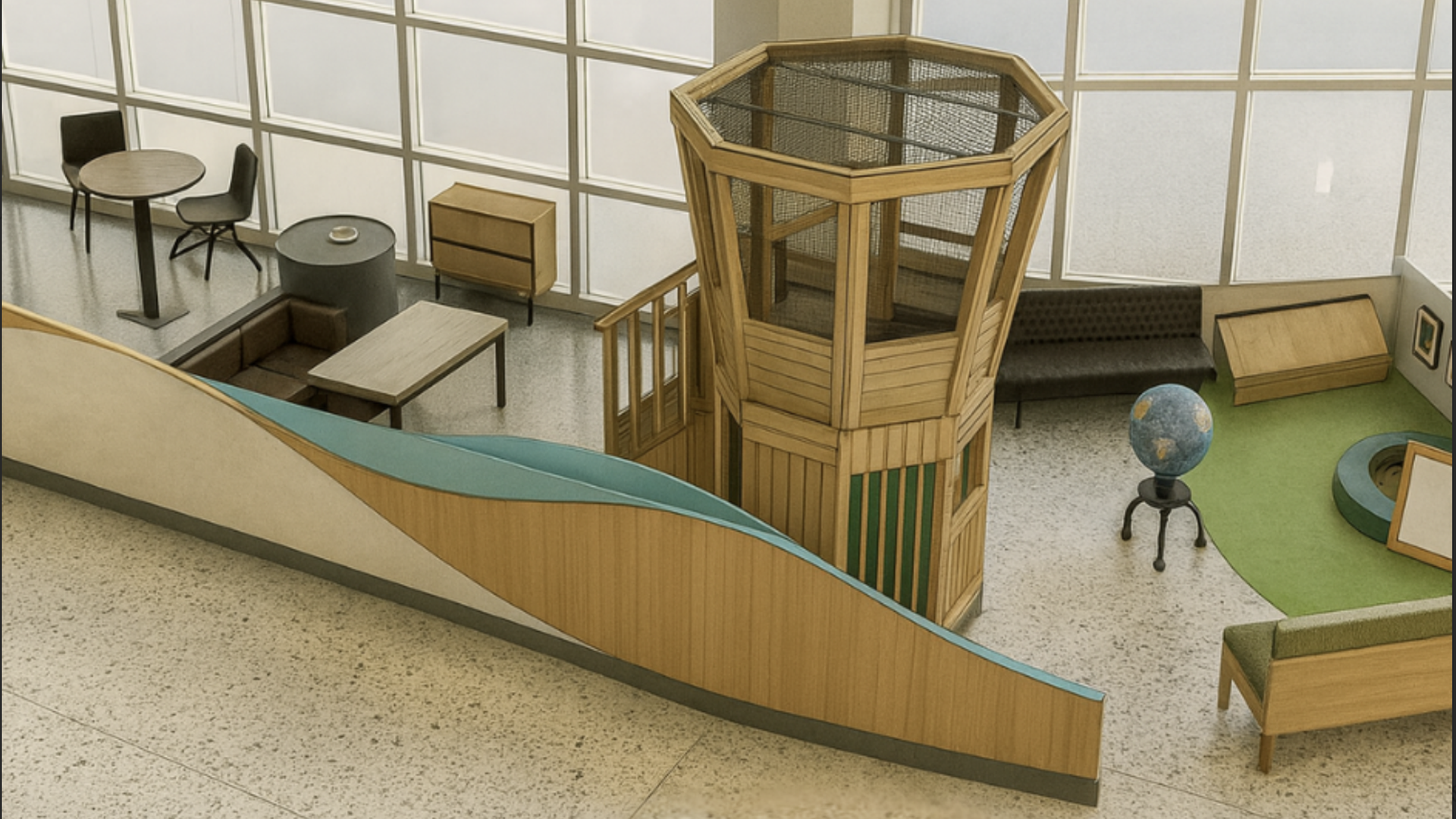 rendering of play area