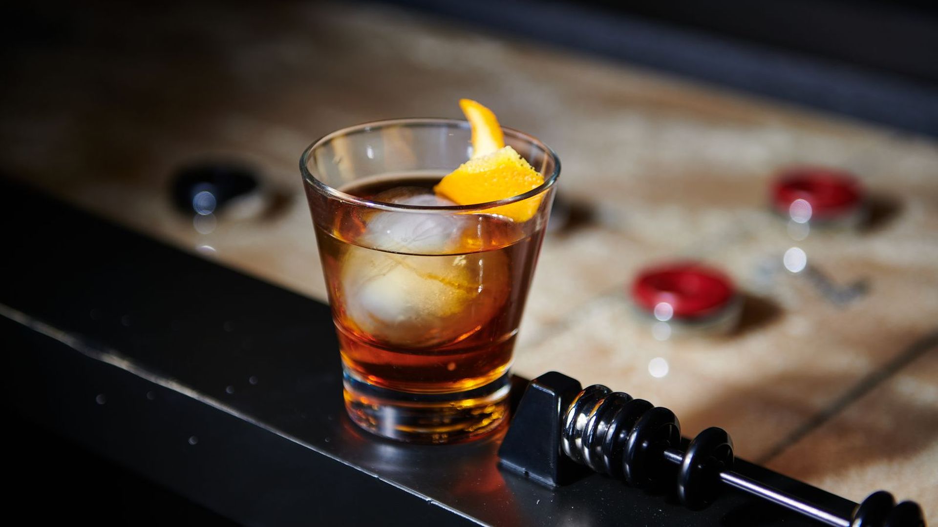An old fashioned cocktail