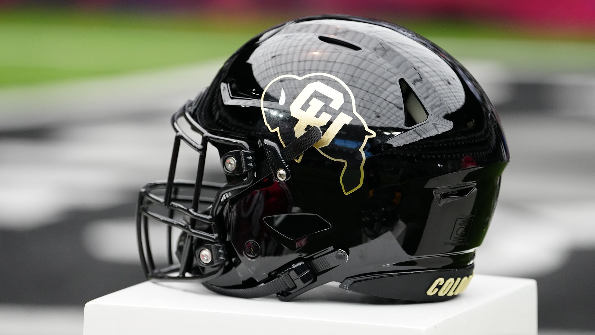 cu football helmet Authentic Helmet Cu Buffs Helmet Mile Highlights: Buffs' Open Practice In  Denver Axios Denver