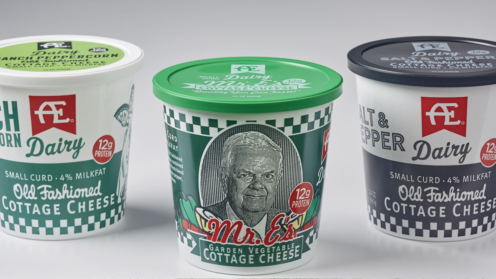 three types of cottage cheese