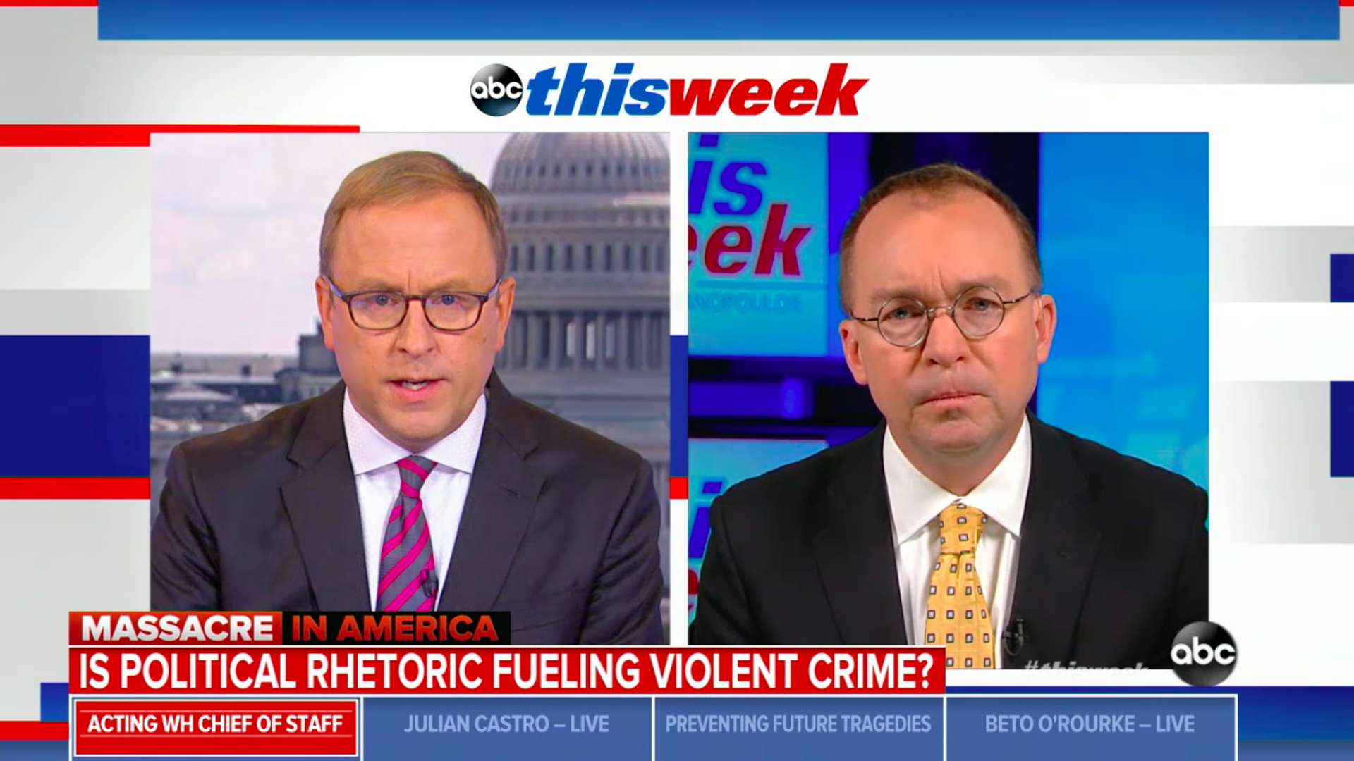 Mick Mulvaney on ABC's This Week