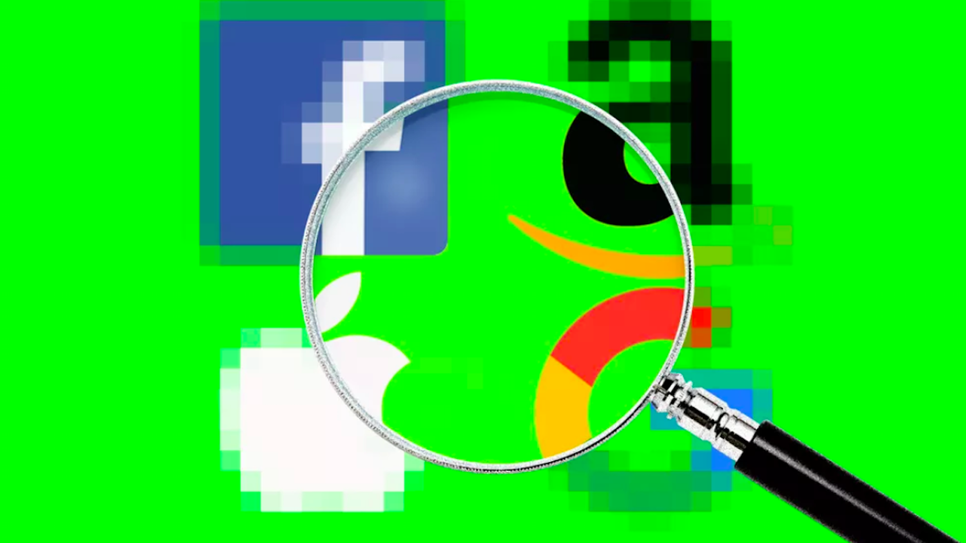 Big tech with a magnifying glass