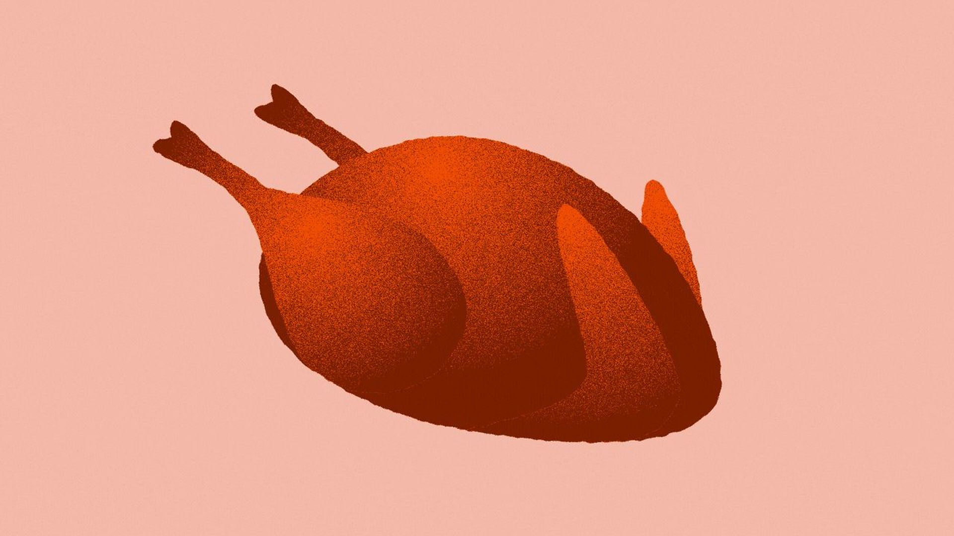 Illustration of a turkey.