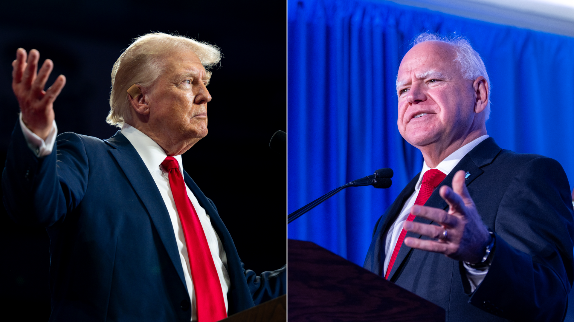 This is Trump and Walz