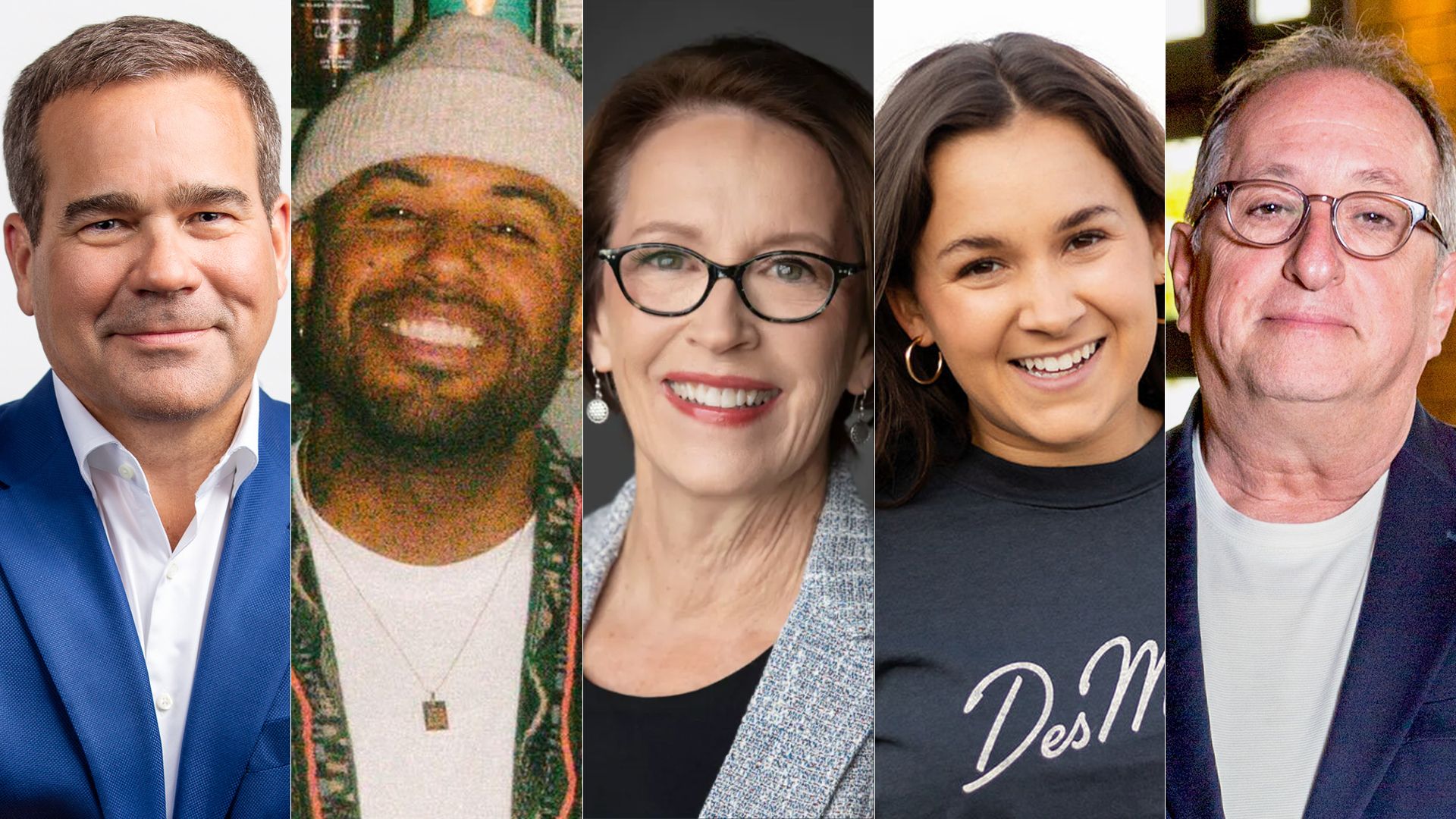 Left to right: Dan Houston, Billy Weathers, Mayor Connie Boesen, Morgan Chicchelly and Paul Rottenberg. 