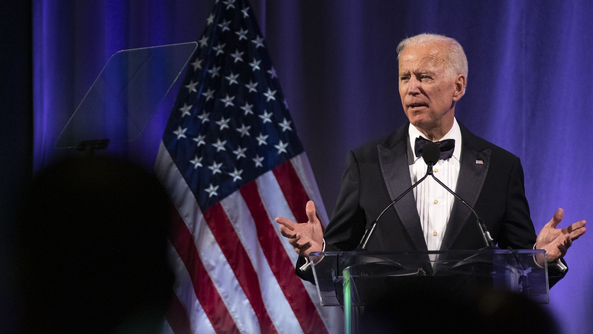 Former U.S. Vice President Joe Biden delivers remarks during the National Minority Quality Forum on April 9, 2019 in Washington, DC.