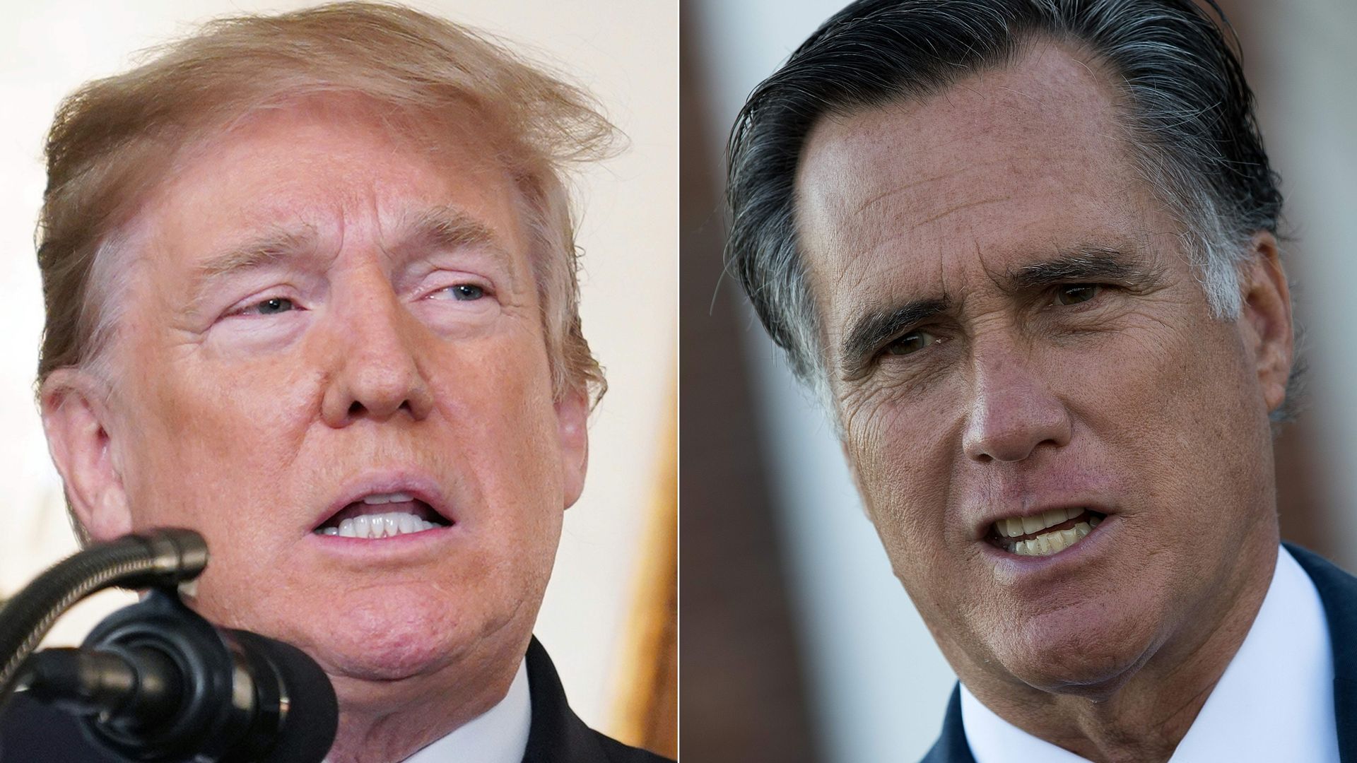 President trump and mitt romney