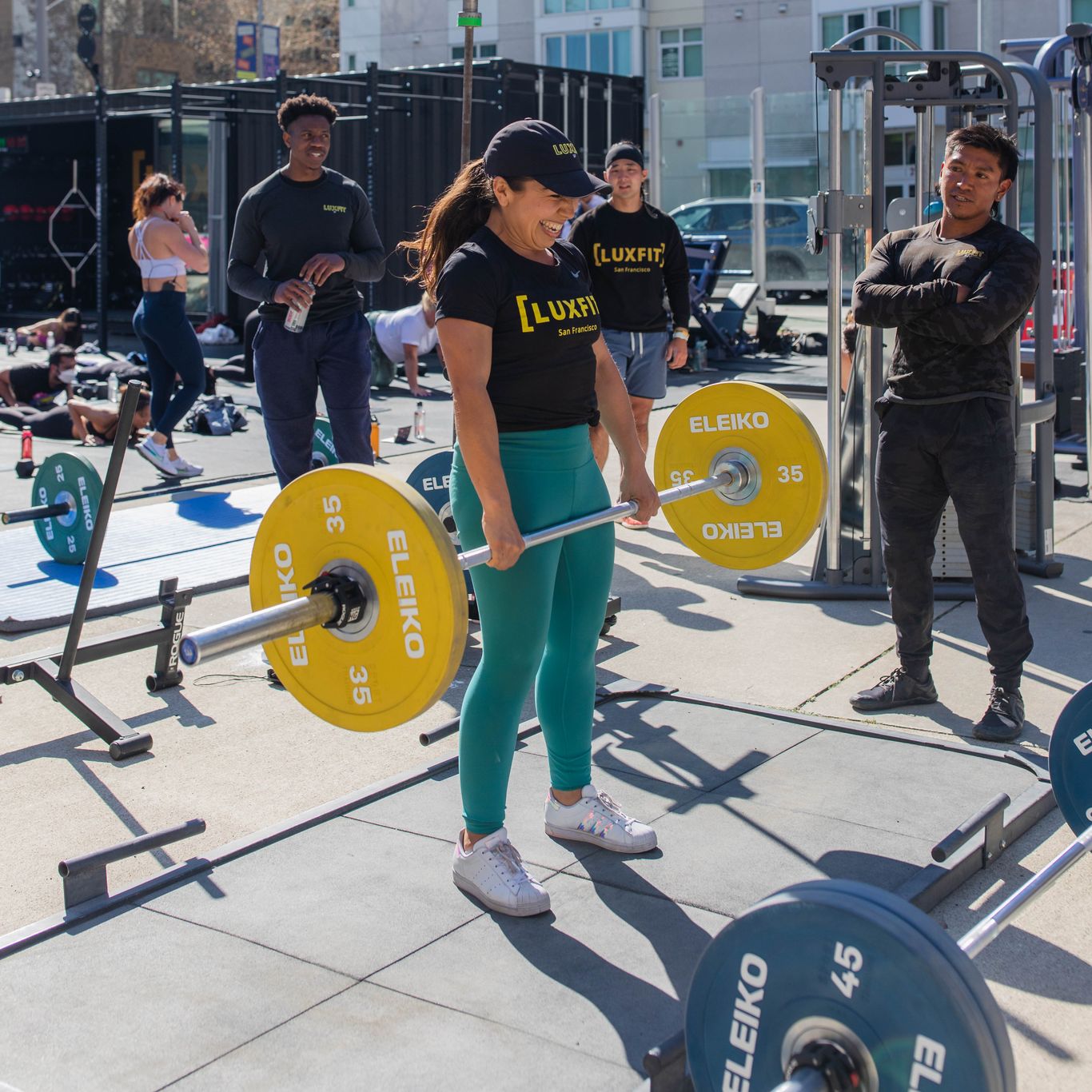 San Francisco's outdoor gym LuxFit hits its stride - Axios San
