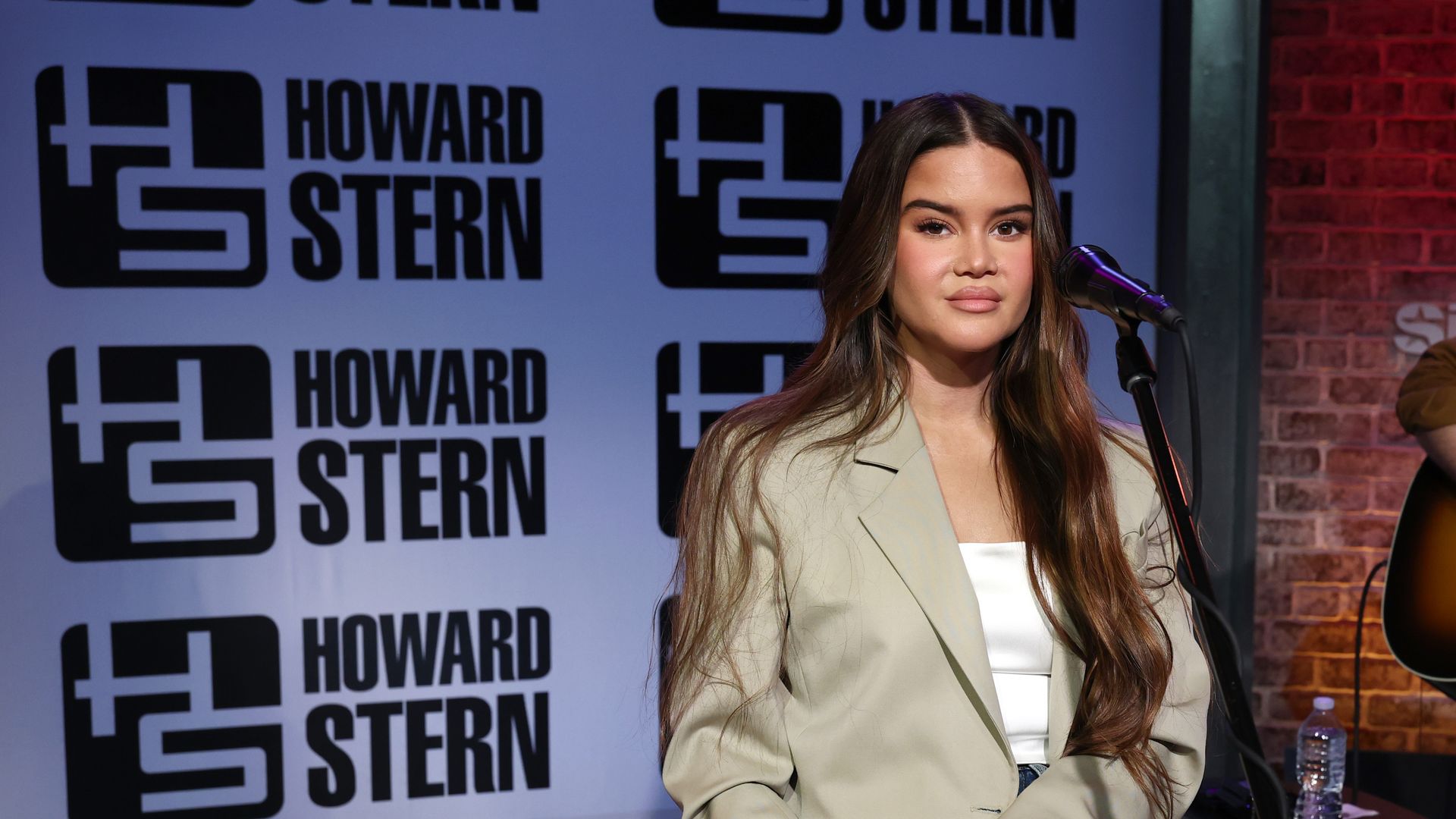 Maren Morris appears on SiriusXM's "The Howard Stern Show" at SiriusXM Studios on May 06, 2025 in New York City.
