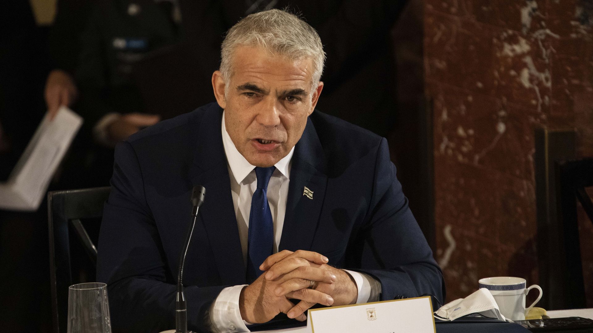 Israeli Foreign Minister Yair Lapid in October 2021.