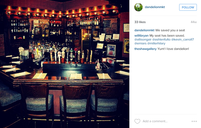 @dandelionmkt via Instagram