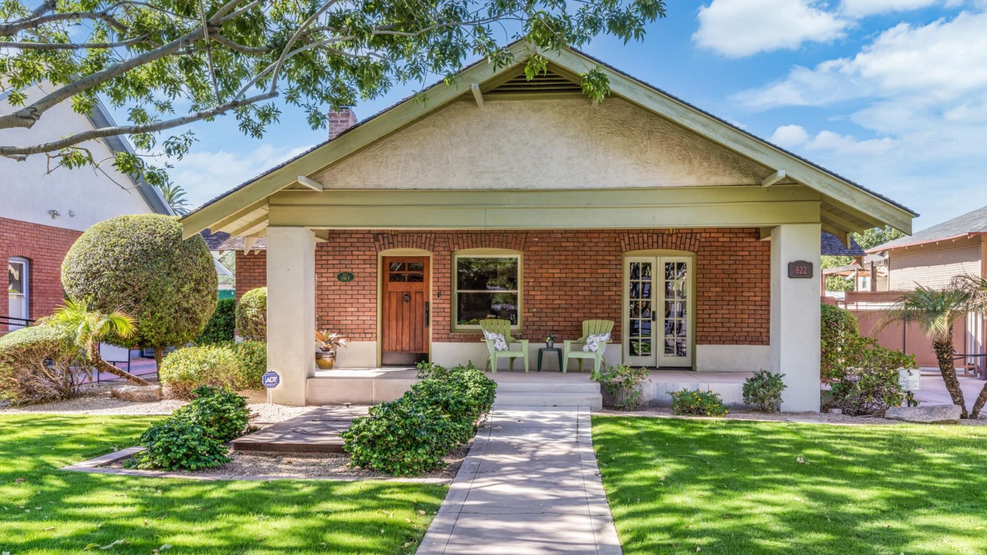A bungalow.