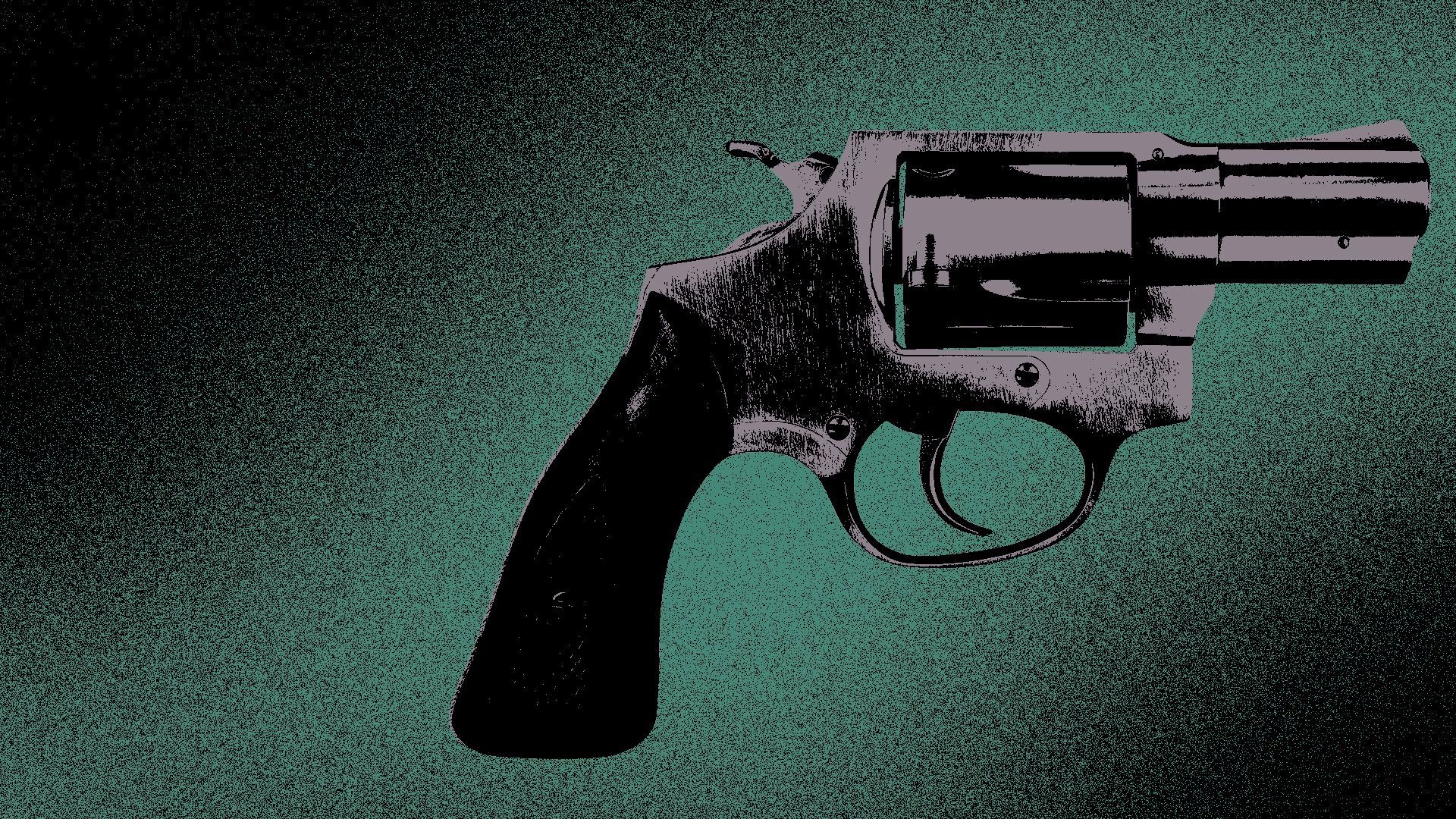 Illustration of a .38 caliber handgun.