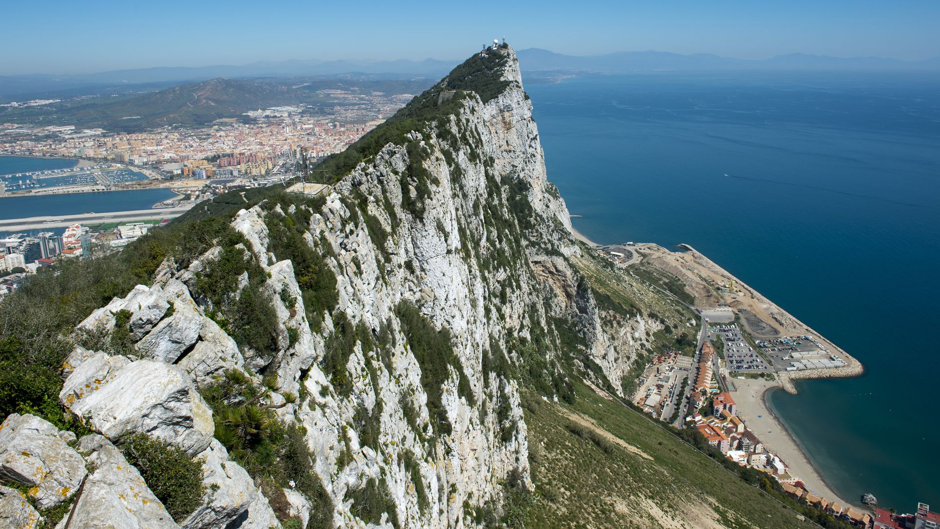 The rock of Gibraltar 