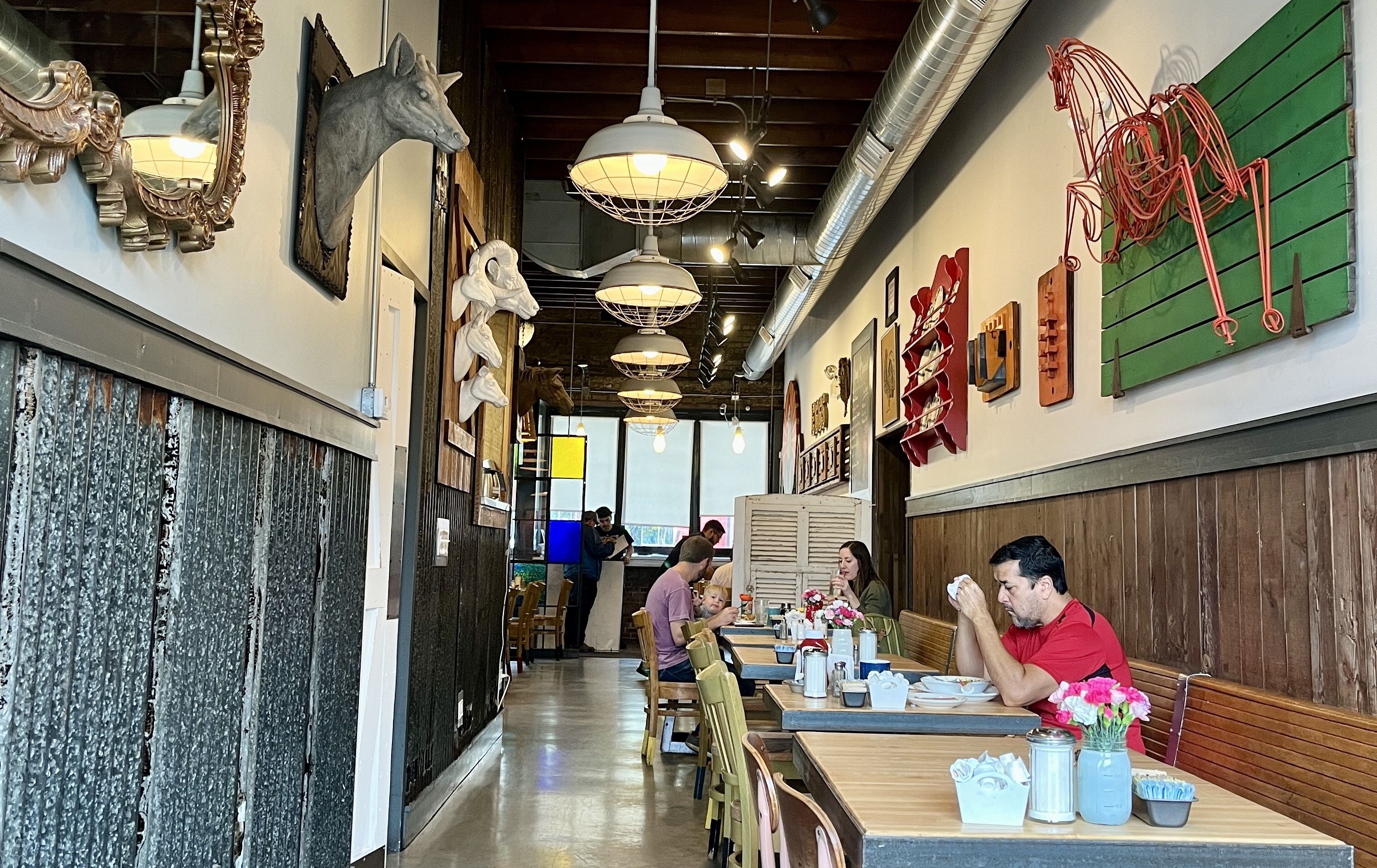 dining room at a restaurant 