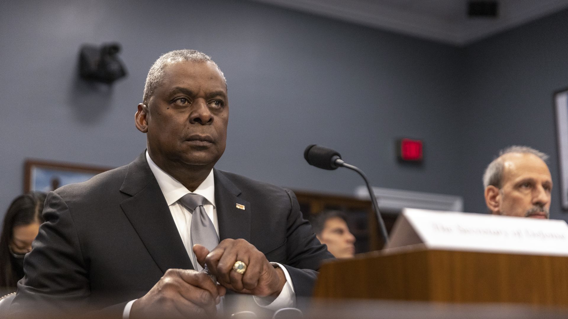 U.S. Secretary of Defense Lloyd Austin during testimony on May 11, 2022 in Washington, DC.