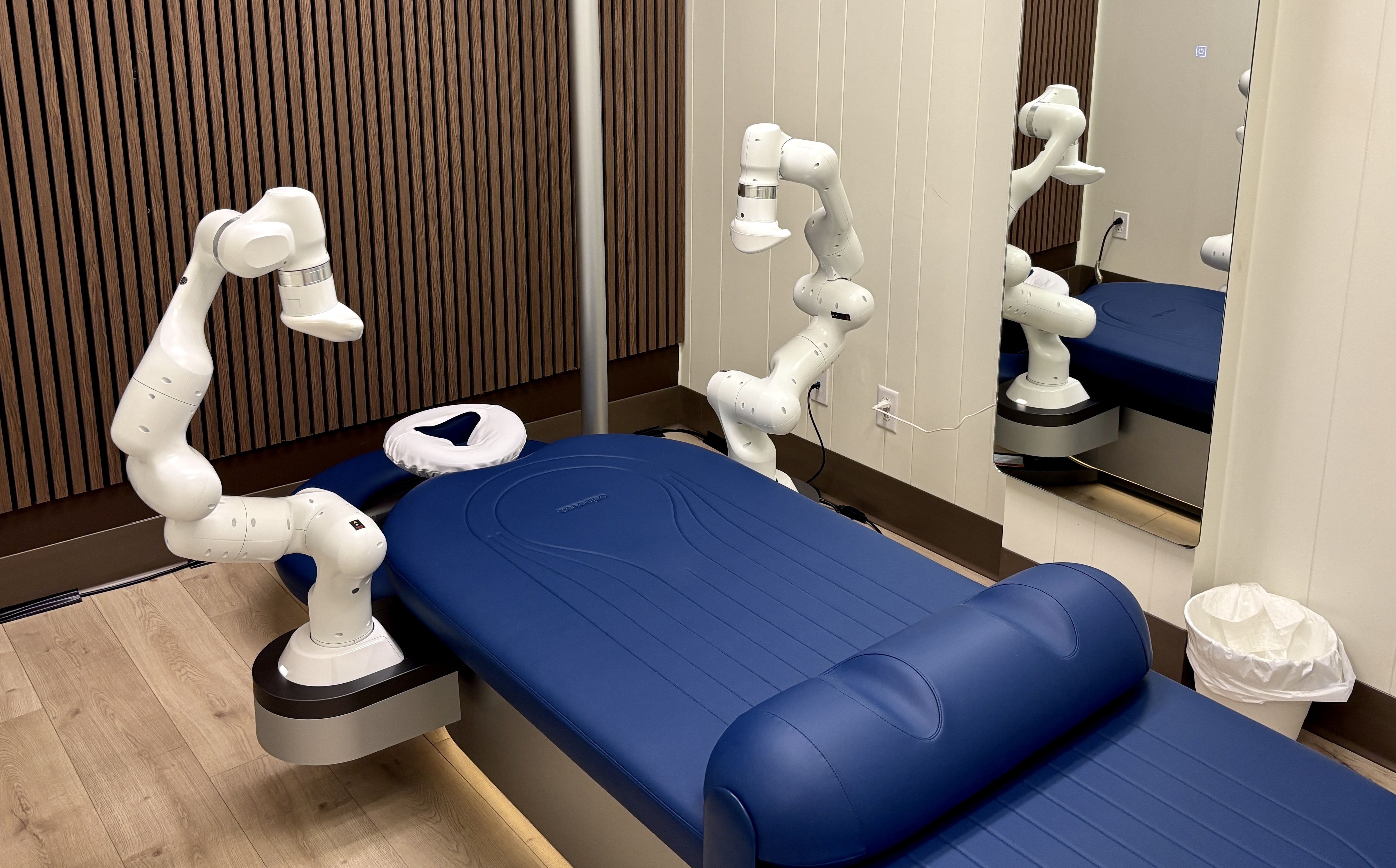 A robot massage bed.