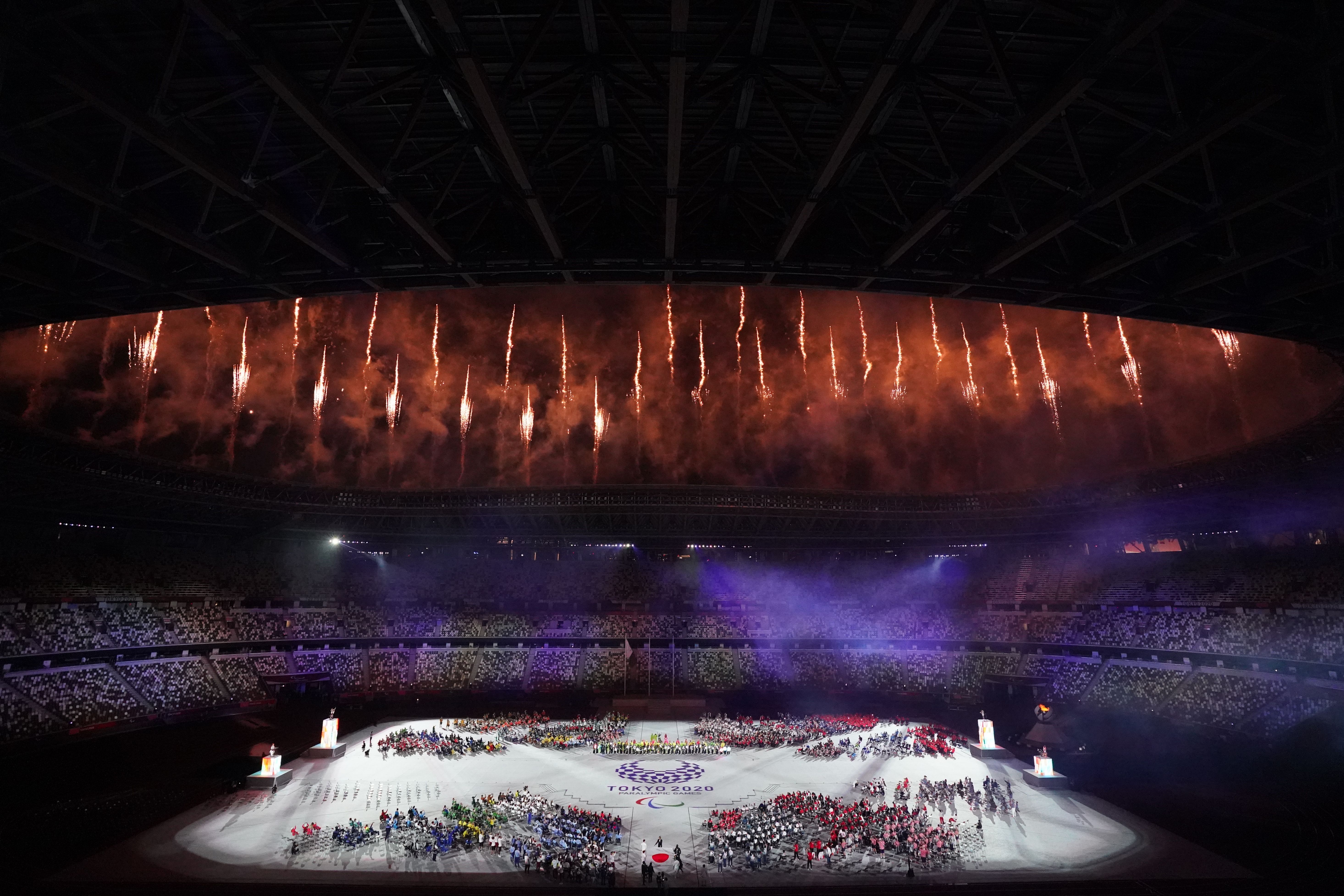 The closing ceremony of the Paralympic Summer Games.
