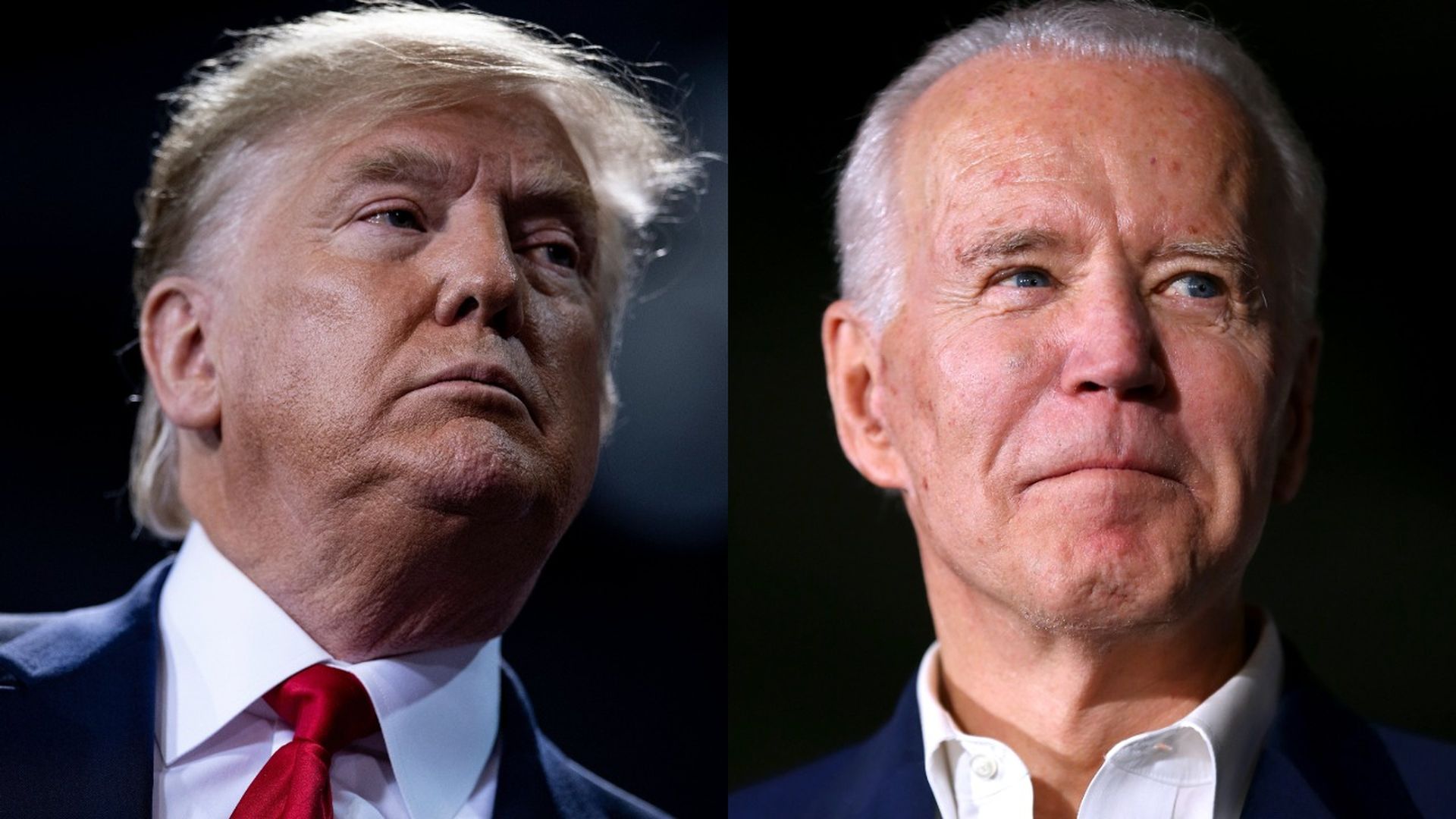 Donald Trump and Joe Biden