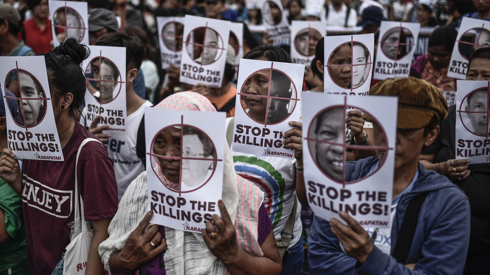 Duterte protests