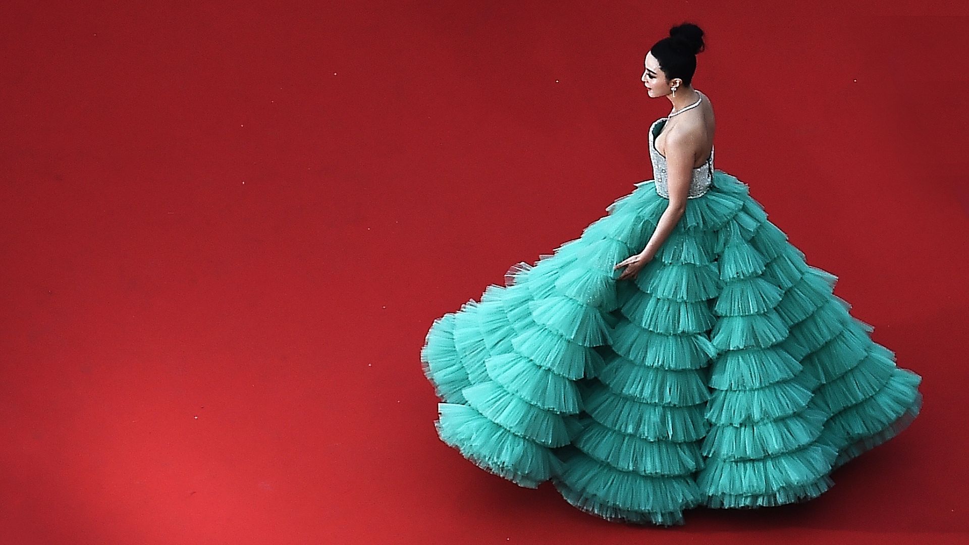 Photo of missing Chinese actress Fan Bingbing, who had attended the May 8 opening Cannes gala