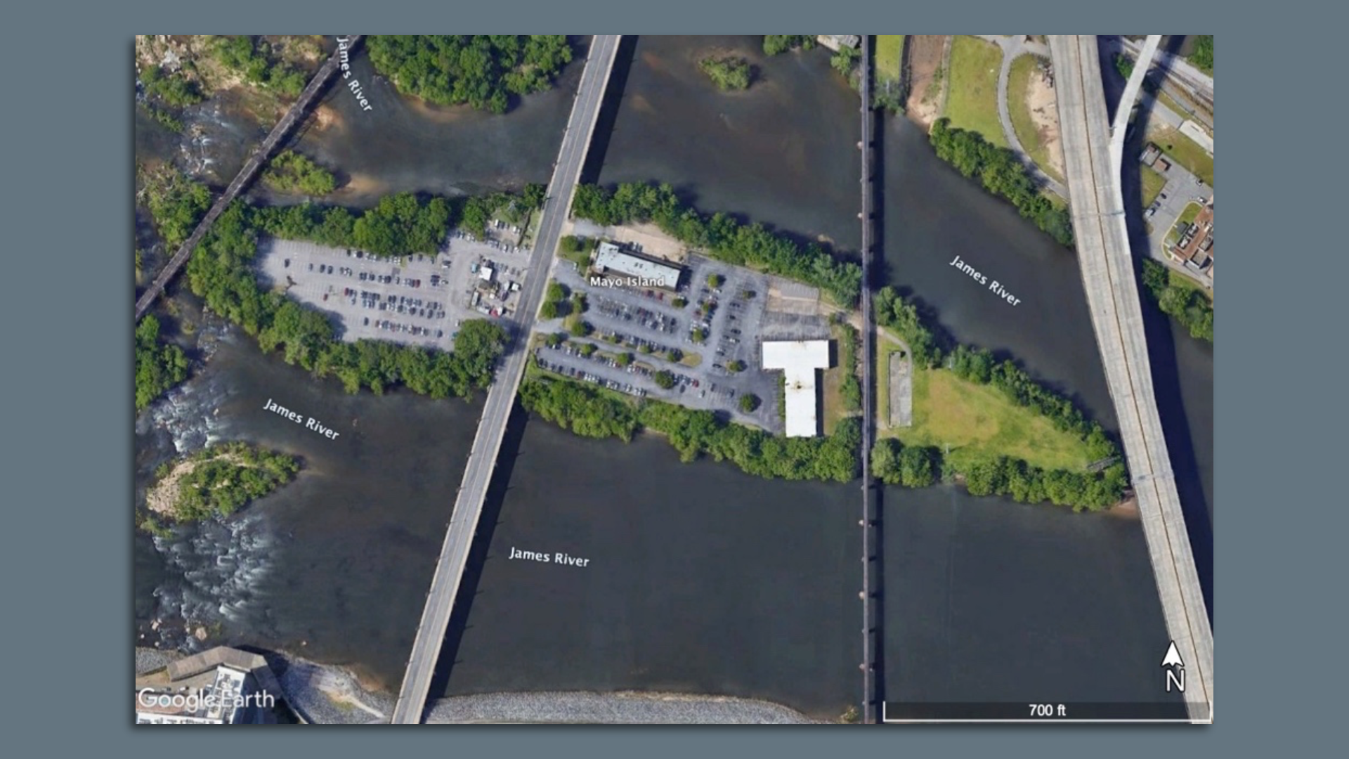 GoogleEarth Aerial Image of Mayo Island