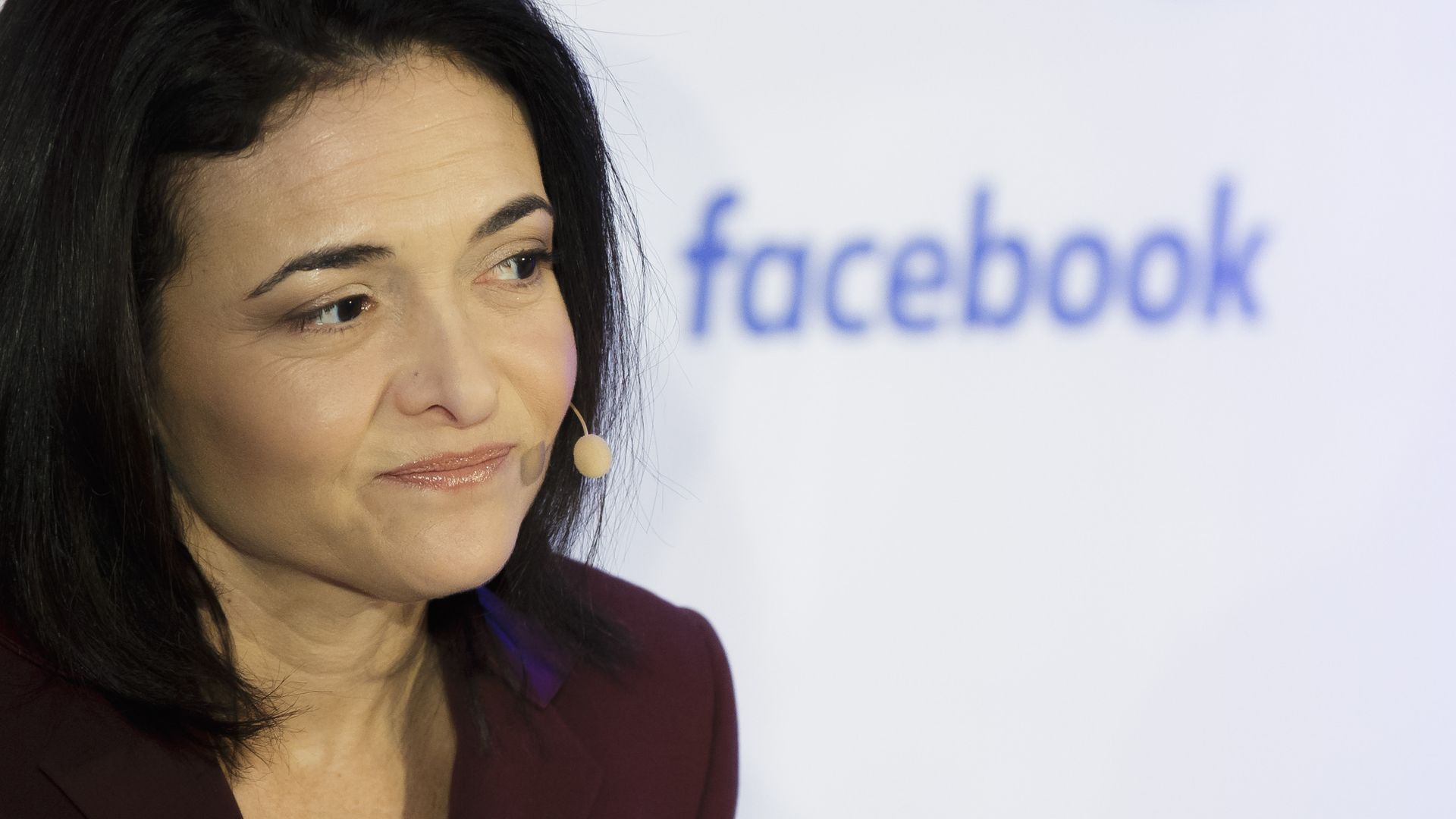  Chief Operating Officer at Facebook Sheryl Sandberg on January 18, 2016 in Berlin, Germany. 