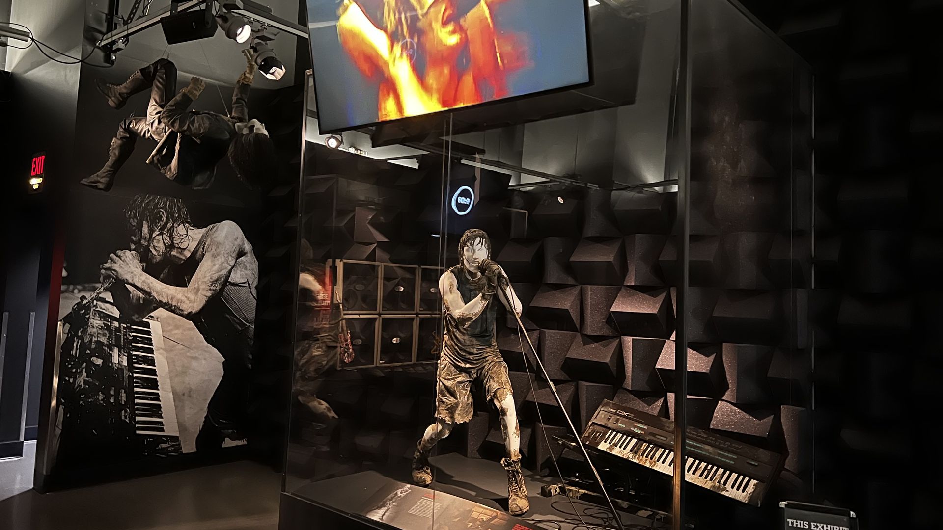 Nine Inch Nails exhibit at the Rock & Roll Hall of Fame.