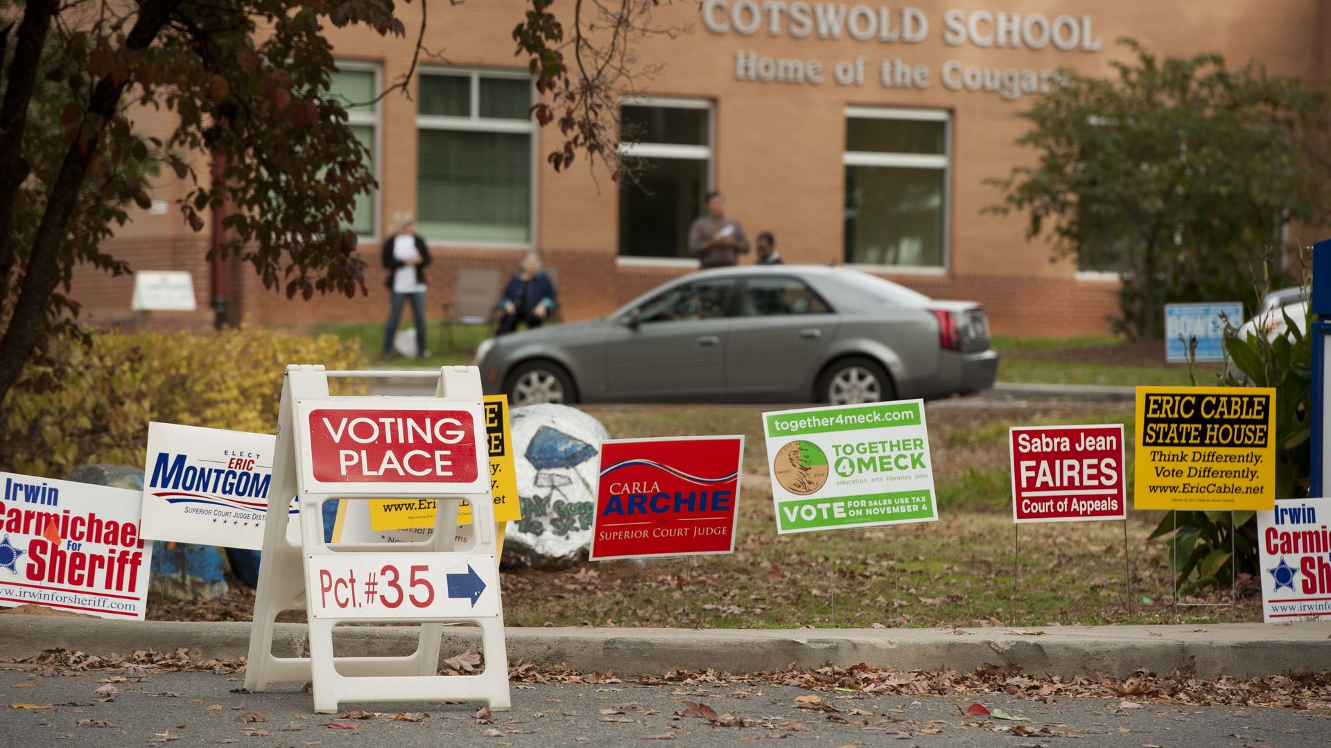 Voting place in North Carolina