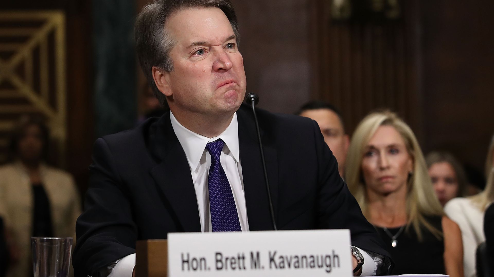 Judge Brett Kavanaugh testifying before Senate Judiciary Committee