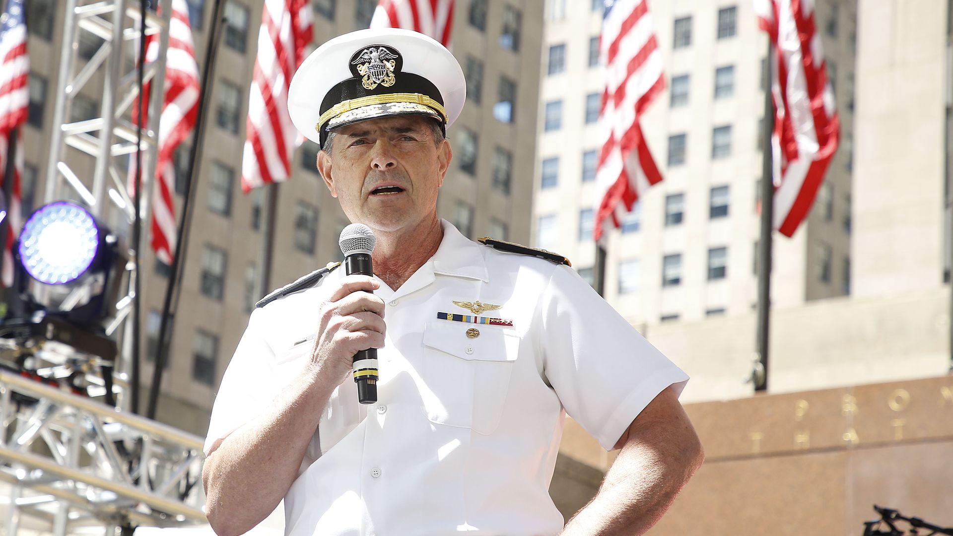 Admiral William Moran attends Side By Side: A Celebration Of Service on May 25.