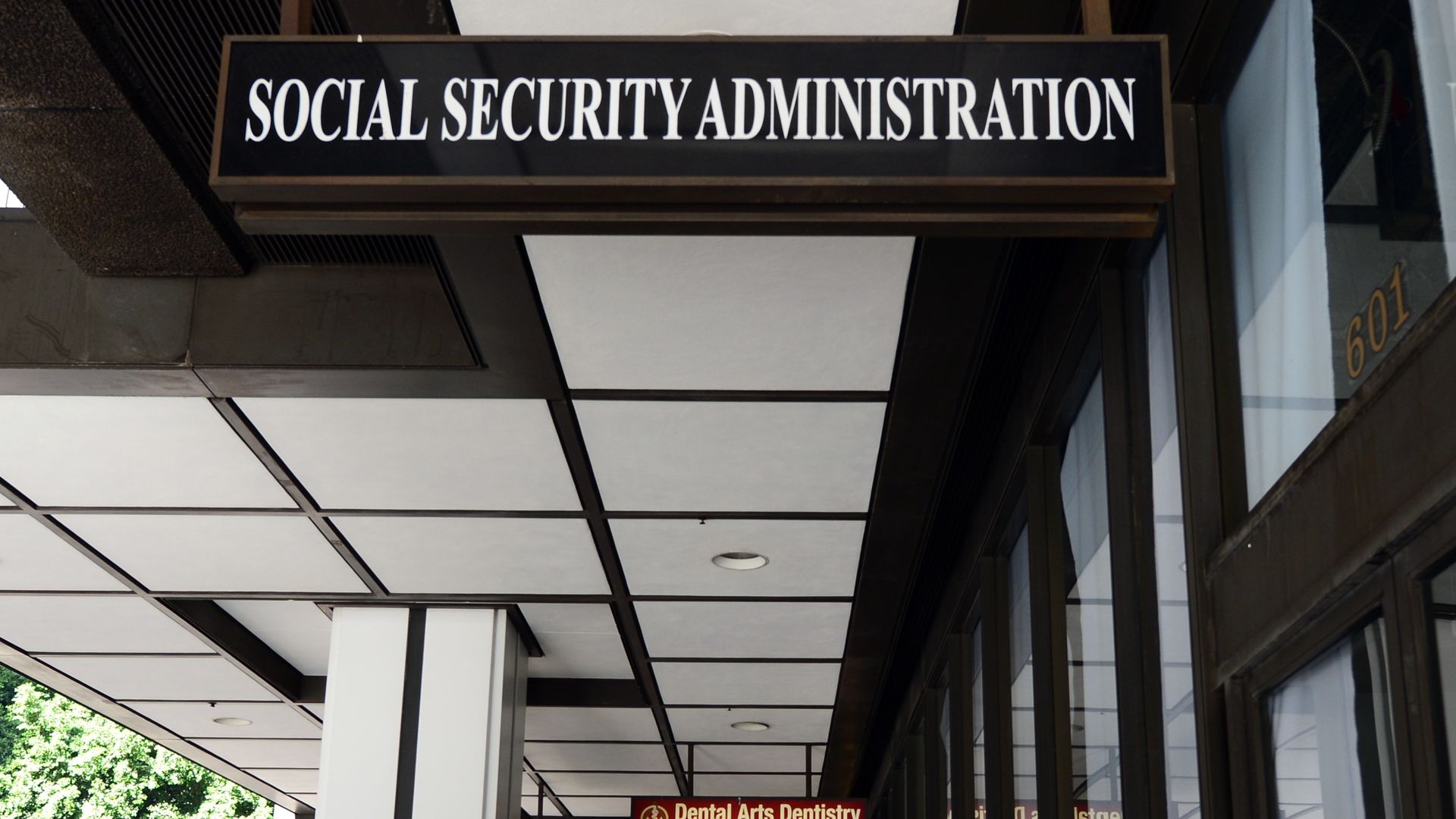 Social Security Adinistration sign