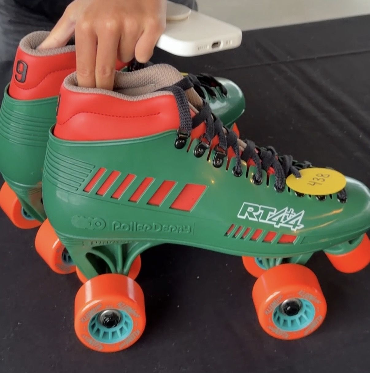 Green skates 