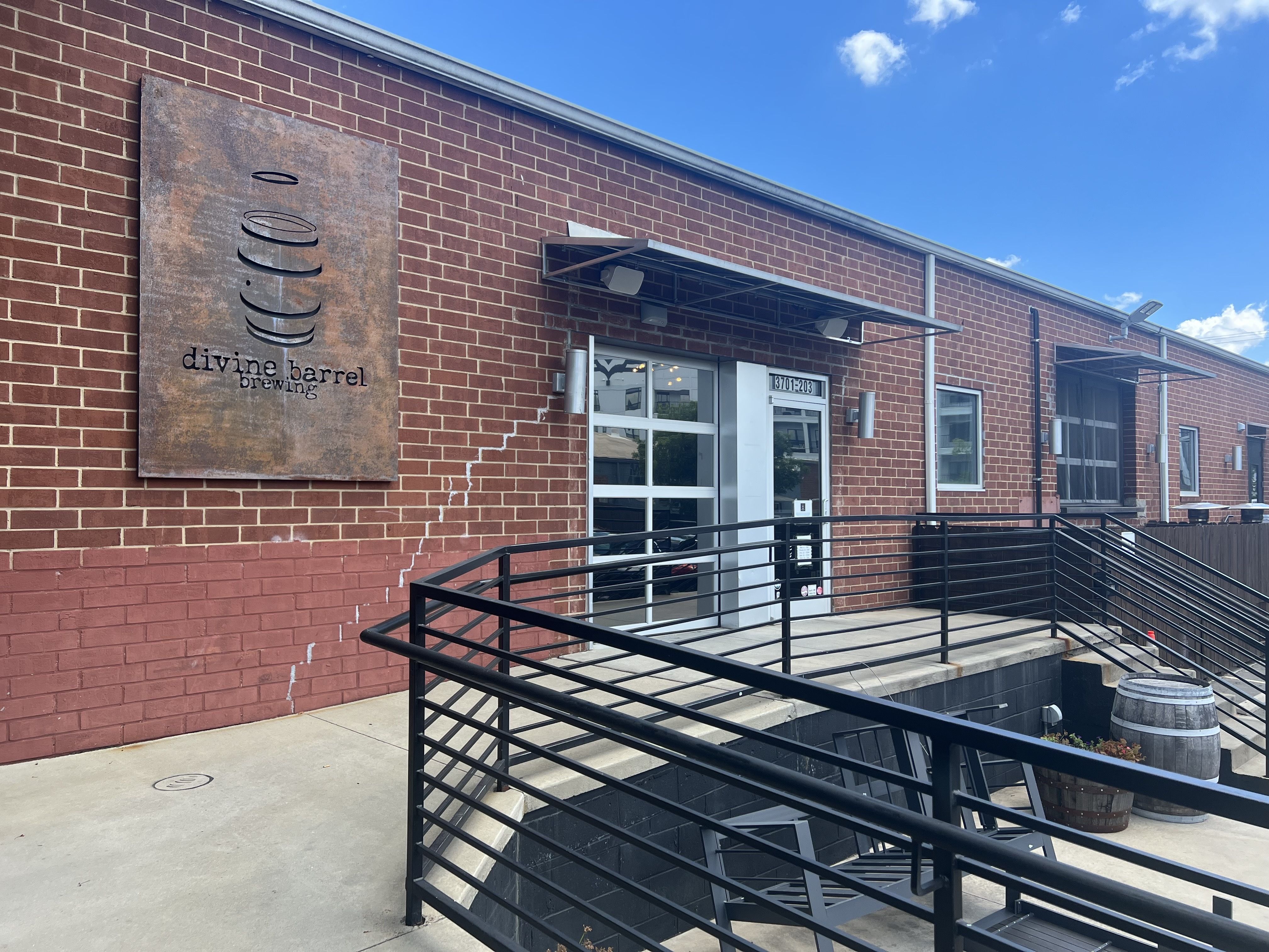 outside of divine barrel brewing