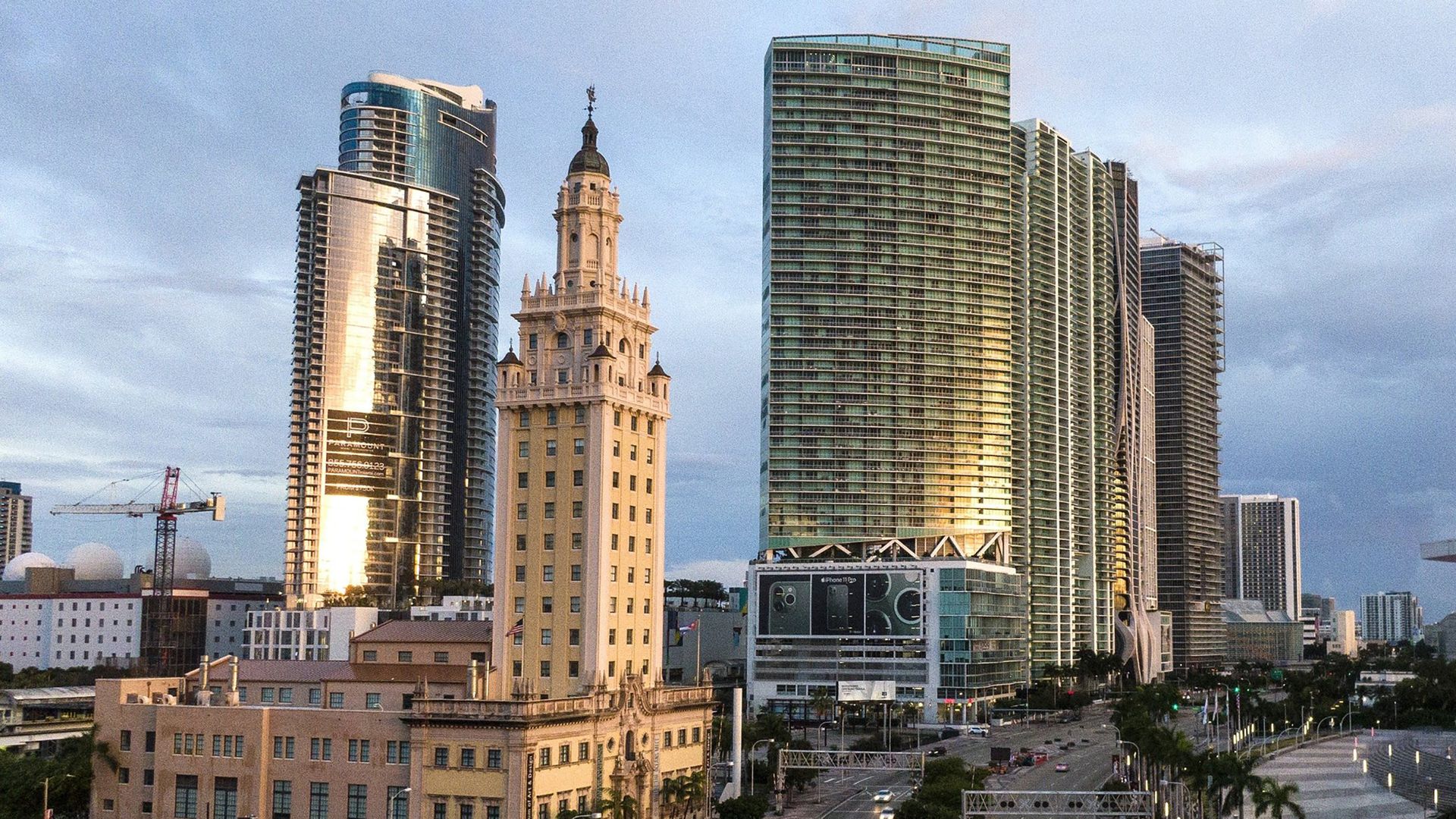 Parking lots south of Miami's Freedom Tower would be home to Donald Trump's presidential library under a plan being pushed by his lawyer in Miami and others. The site is owned by Miami Dade College, which also owns the iconic tower that has long symbolized Miami's embrace of immigrants. (Pedro Porta