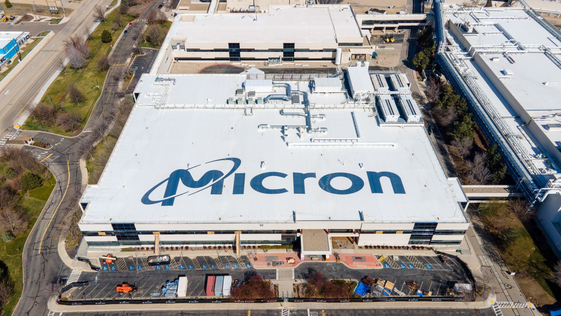 Micron Technology headquarters in Biose, Idaho, U.S., on Sunday, March 28, 2021.