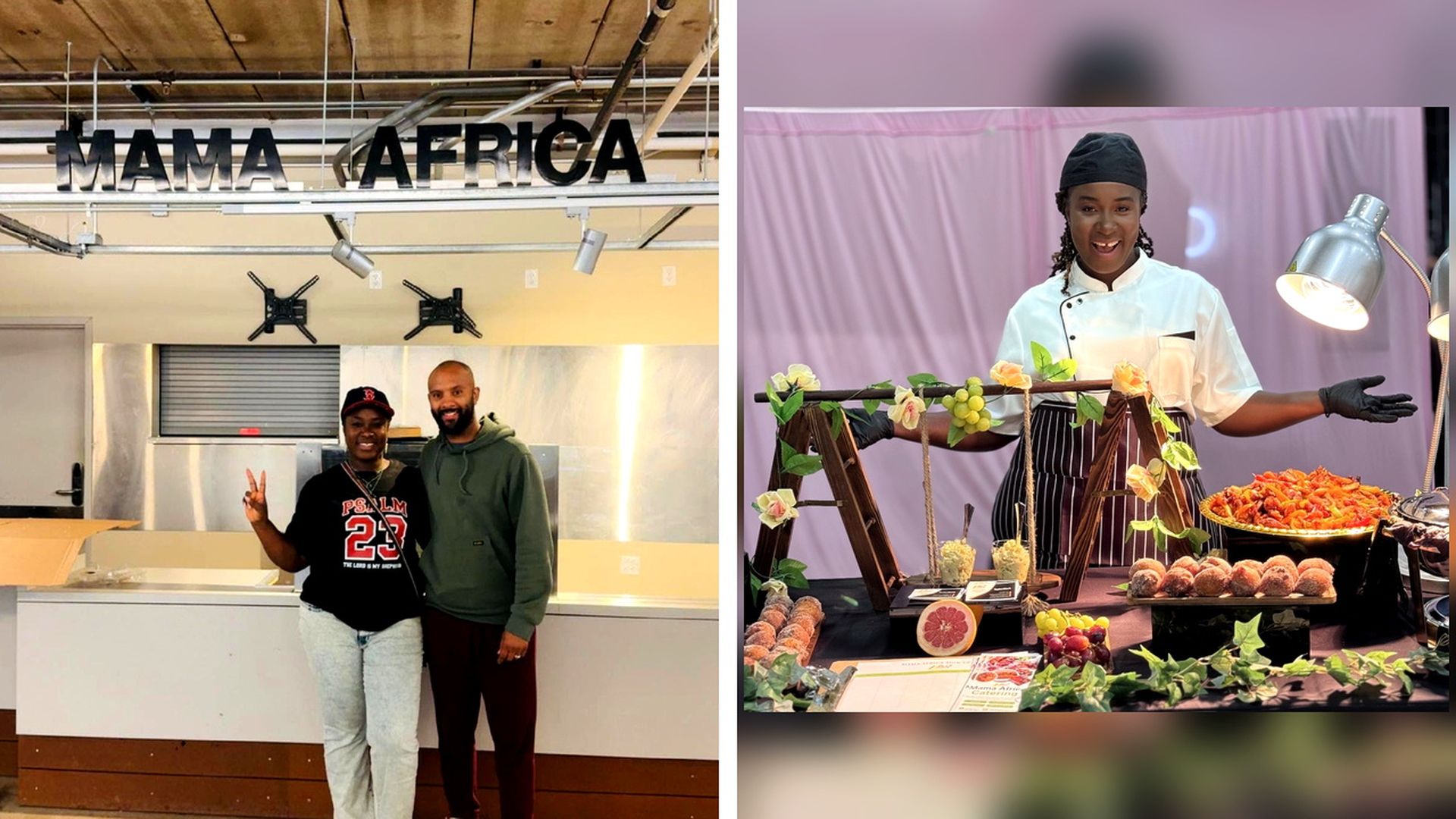 Photos of Mama Africa restaurant.