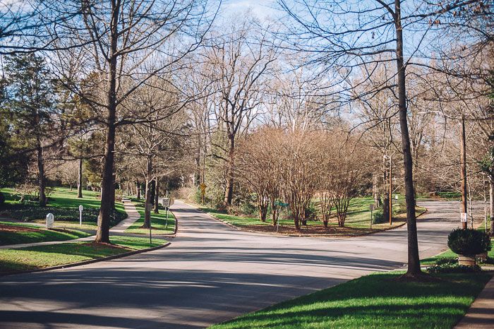Fork in road Hermitage