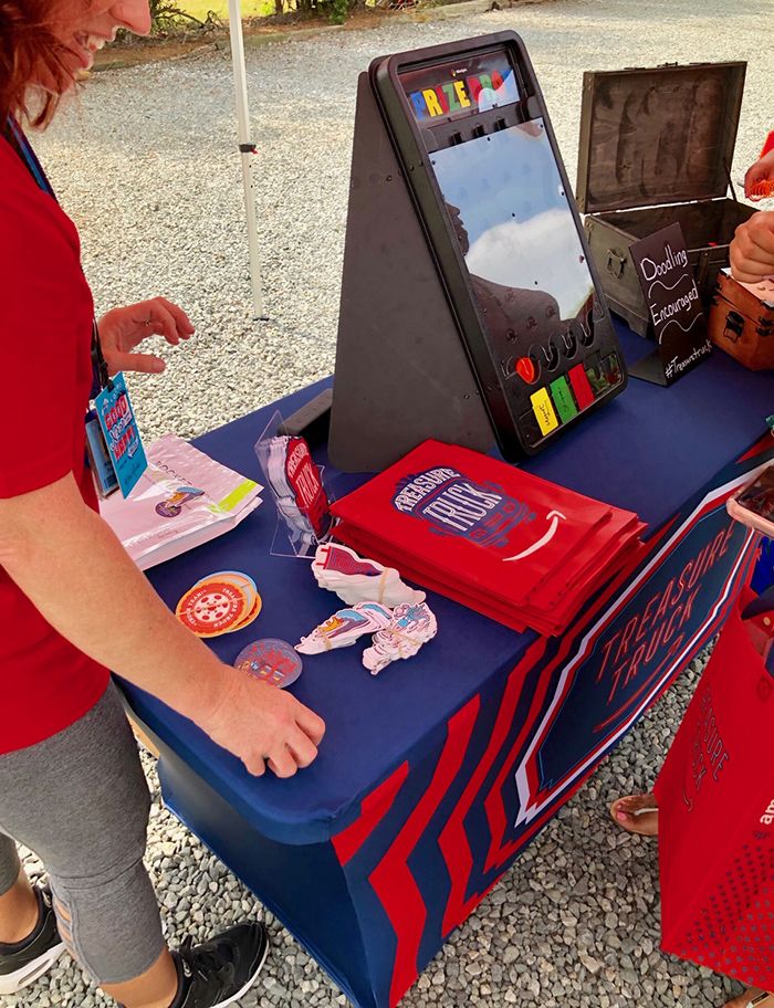 table giveaways amazon treasure truck