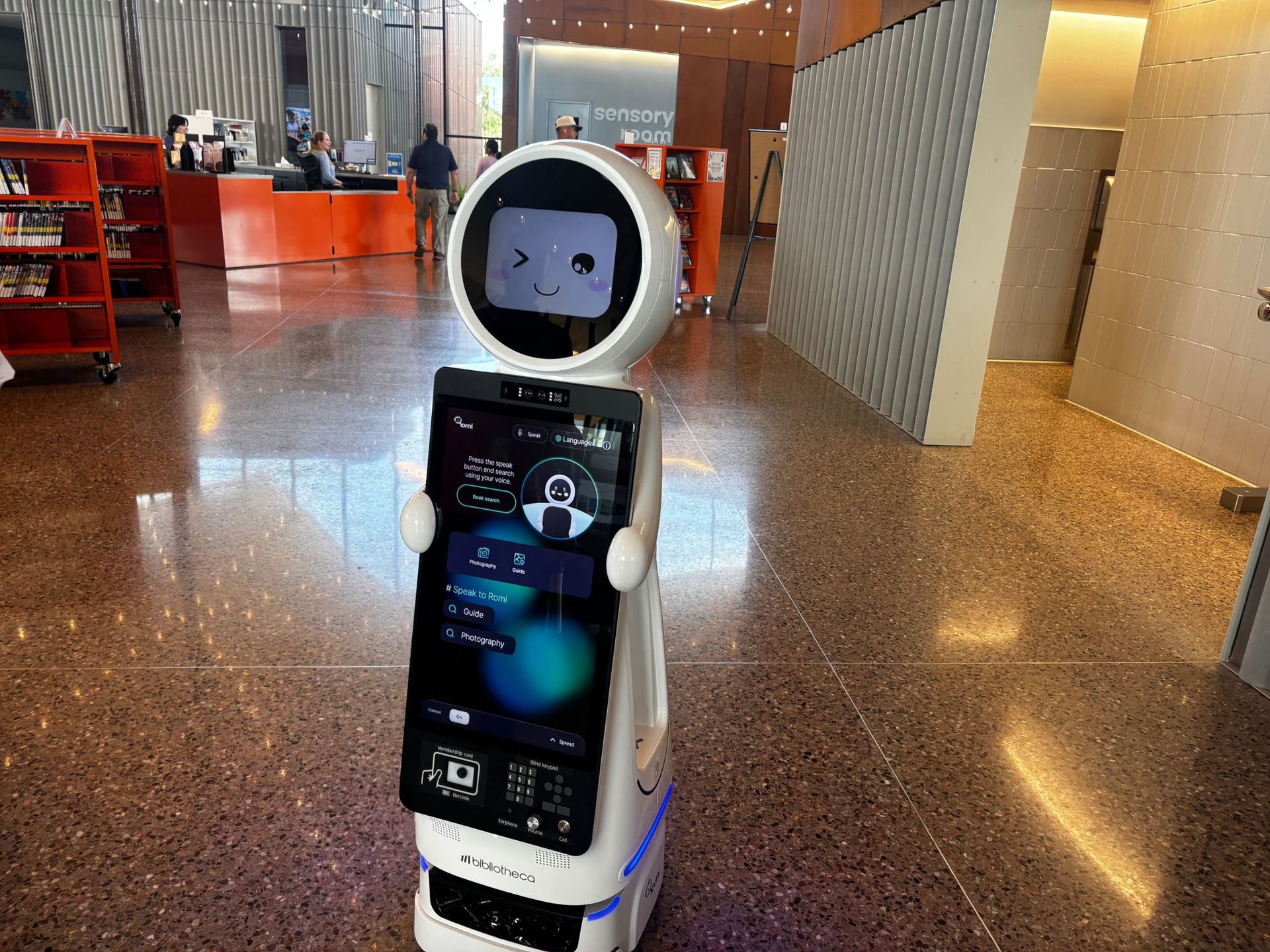 Meet Romi, the robot at Mesa Gateway Library - Axios Mesa