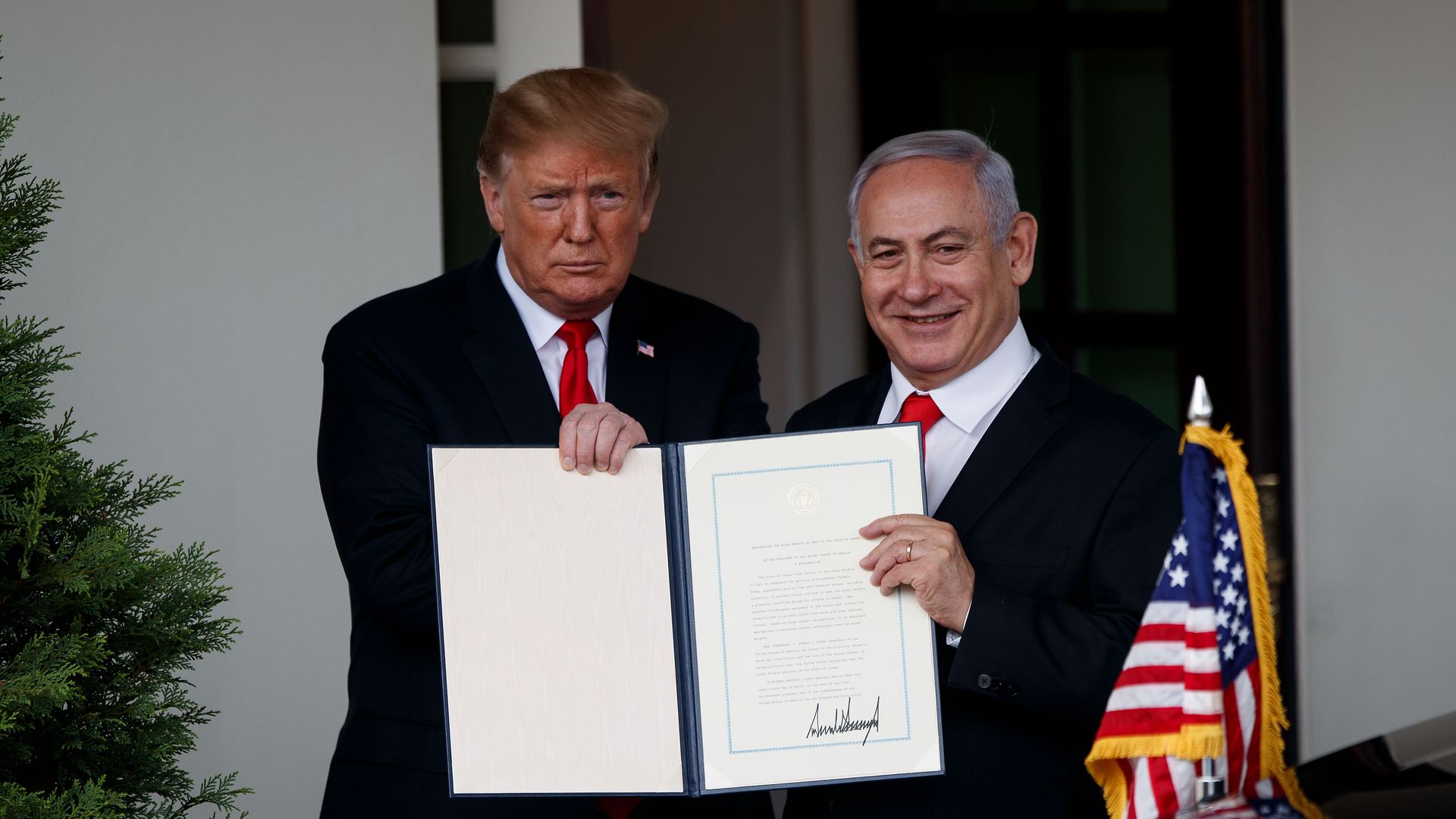 Trump and Netanyahu