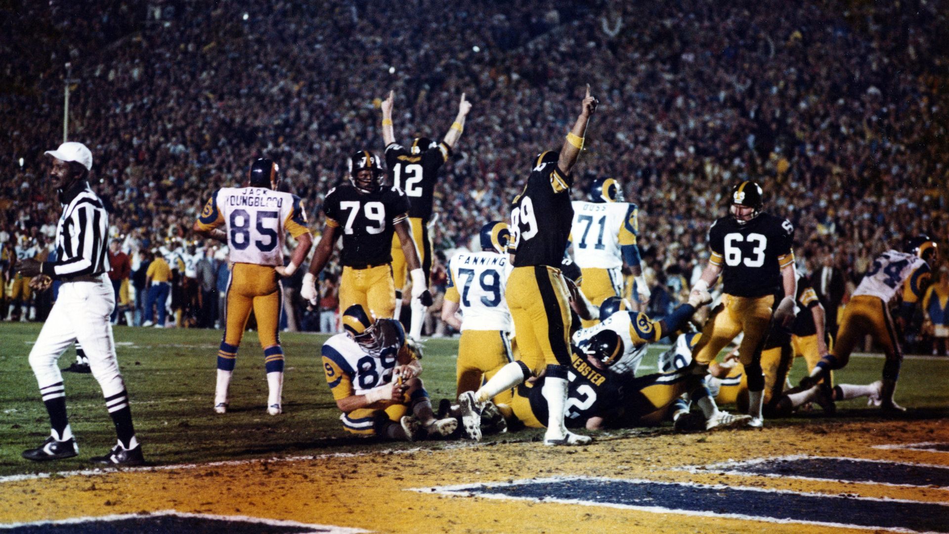 Steelers celebrating