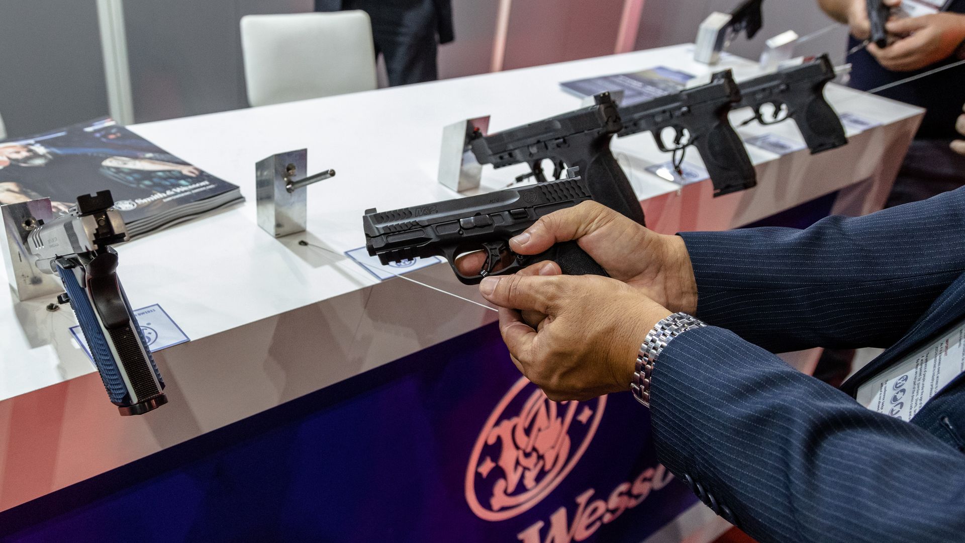 Smith & Wesson is among the gun manufacturers the Mexican government names in its lawsuit. 