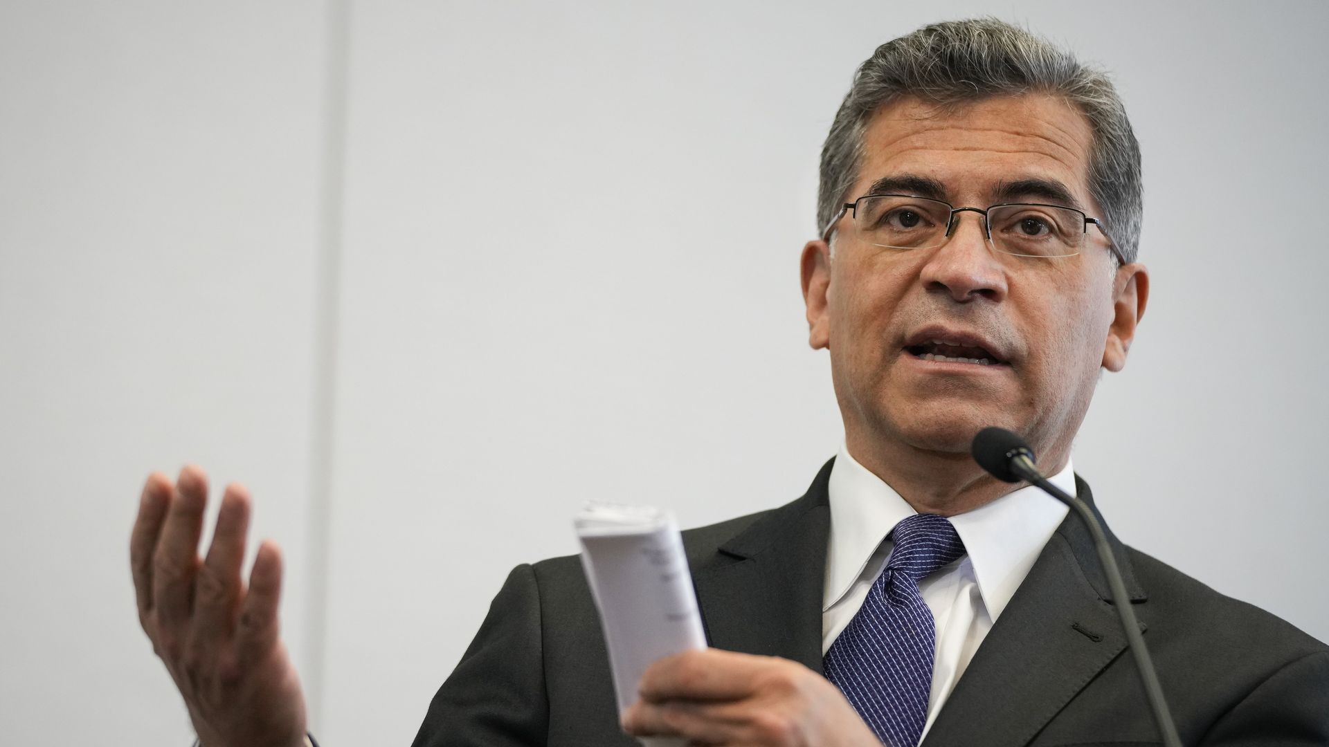 Secretary of Health and Human Services Xavier Becerra