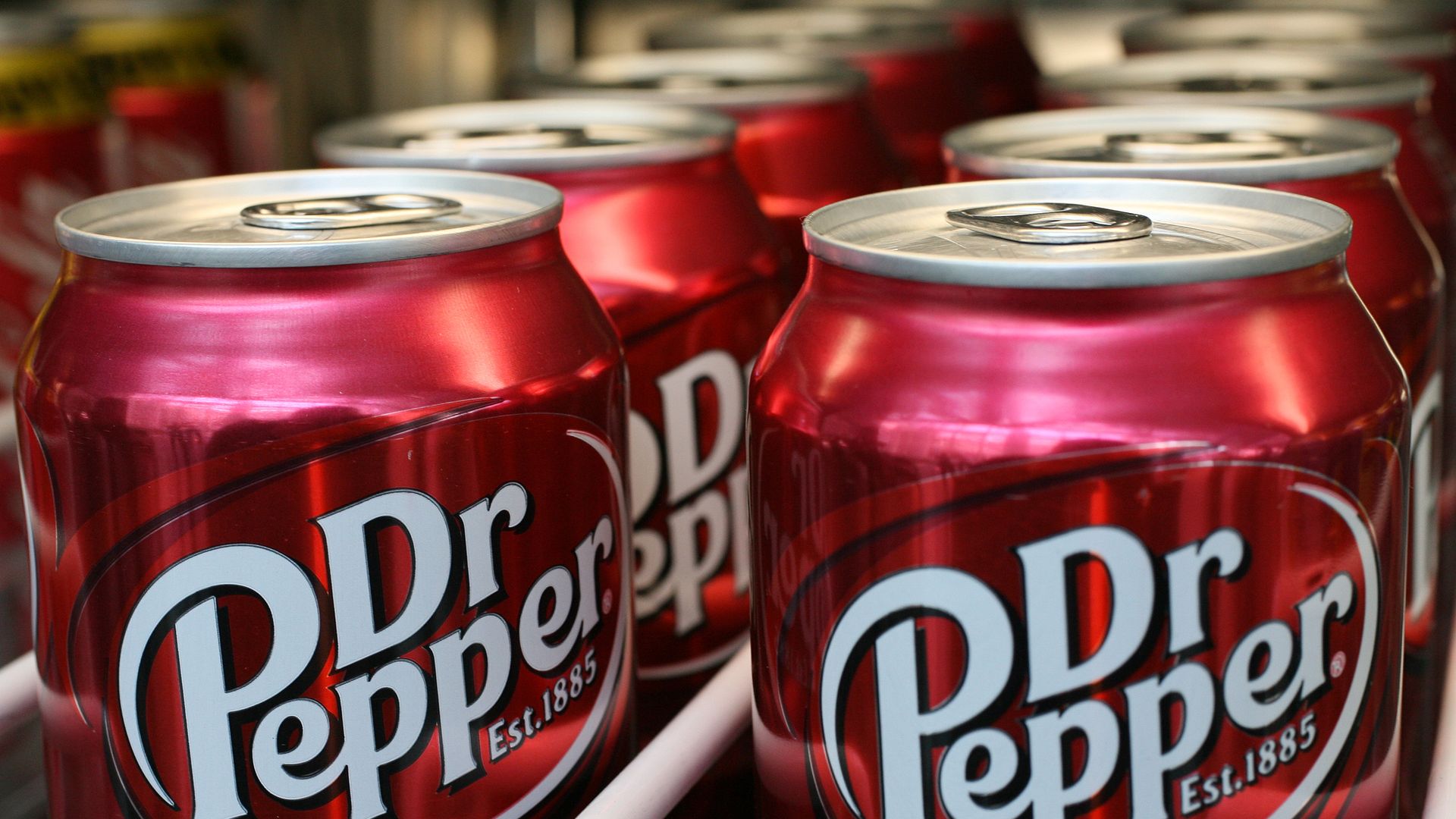 Cans of Dr. Pepper
