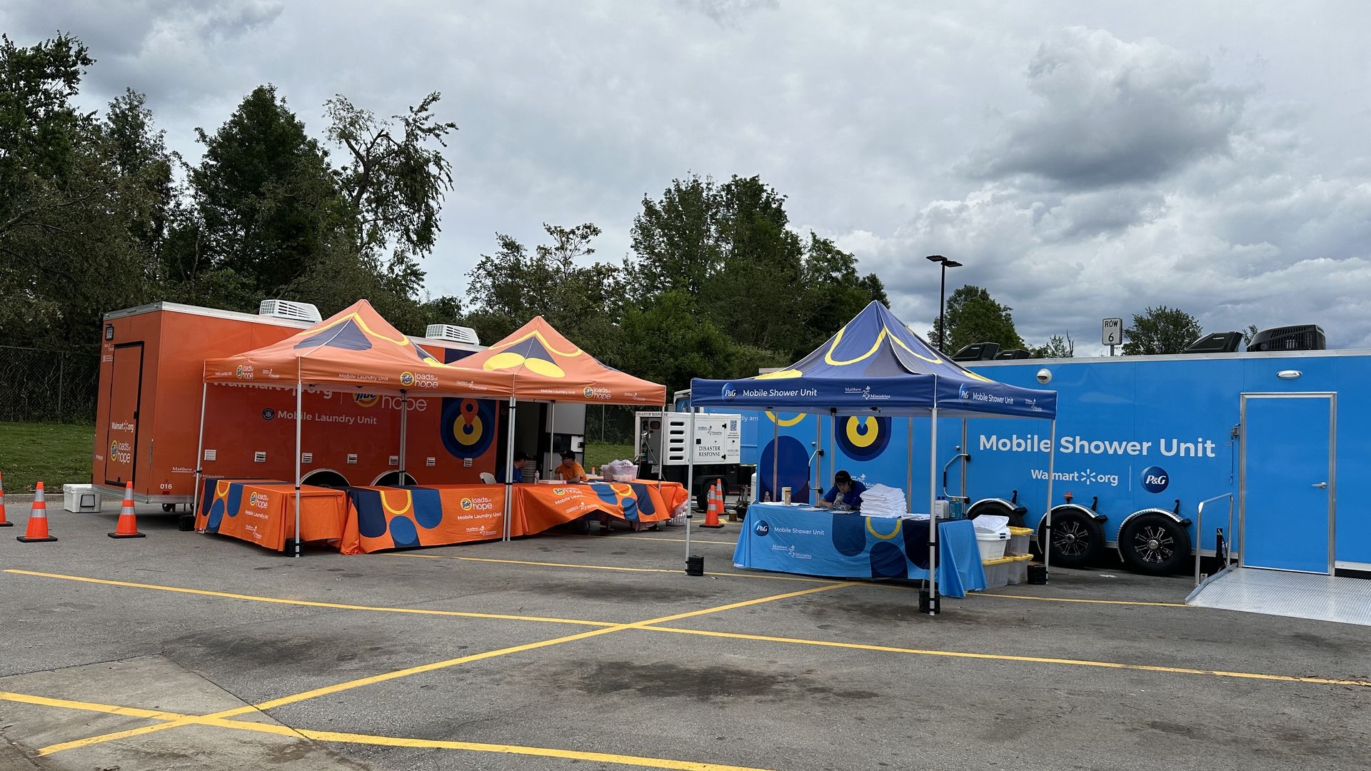 photo of walmart relief center